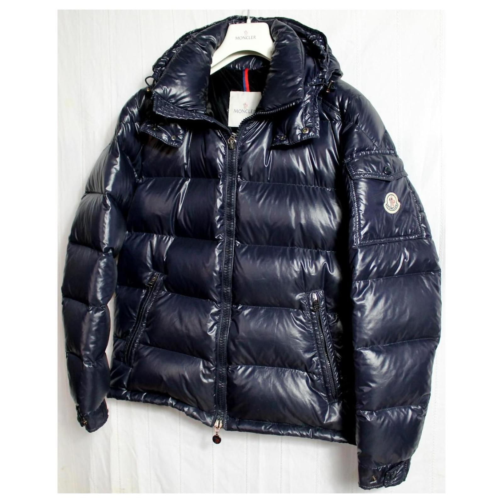Moncler Maya Dark blue Polyamide ref.1962579 - Joli Closet