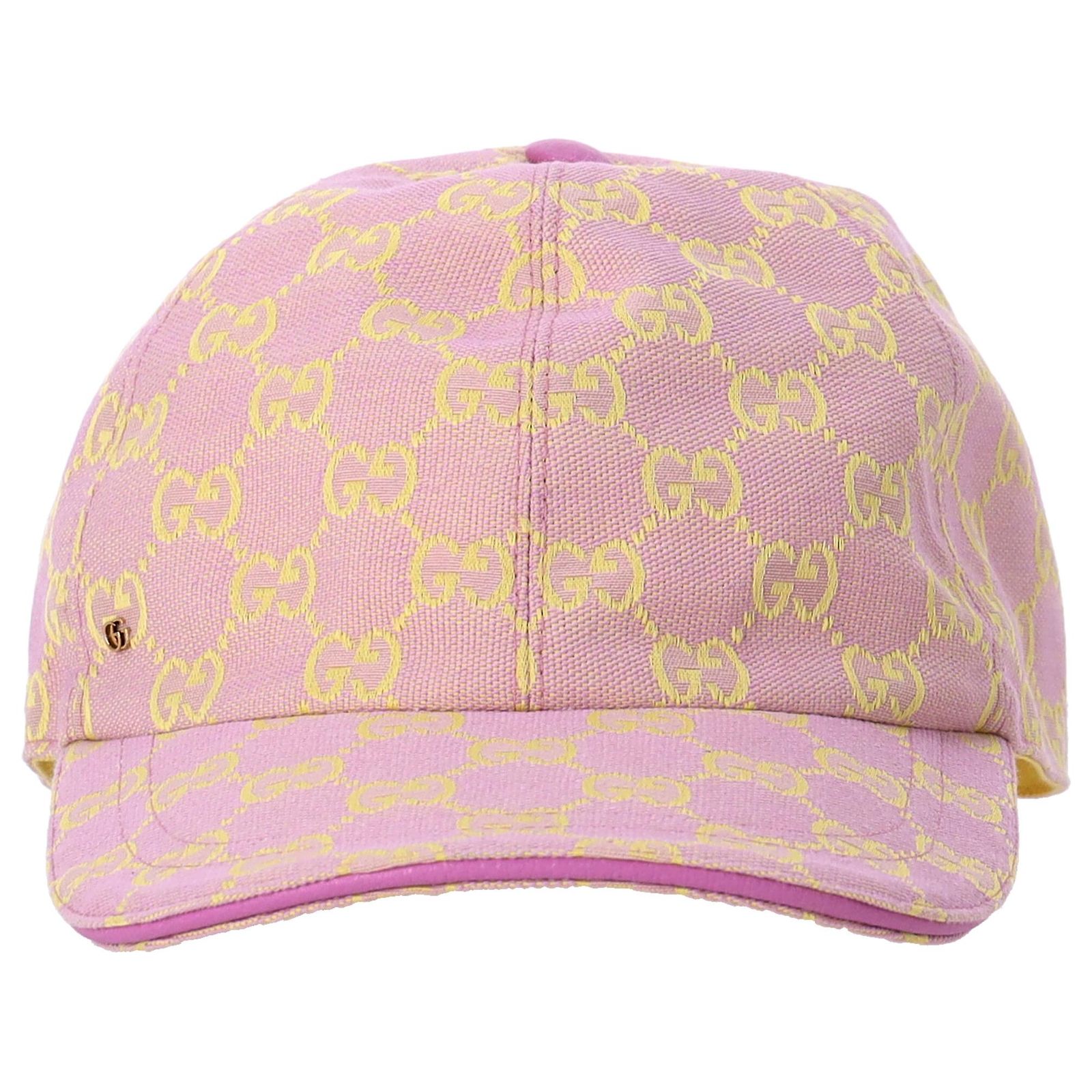 Gucci GG Canvas Baseball Hat in Pink Cotton ref.1969696  display picture 2