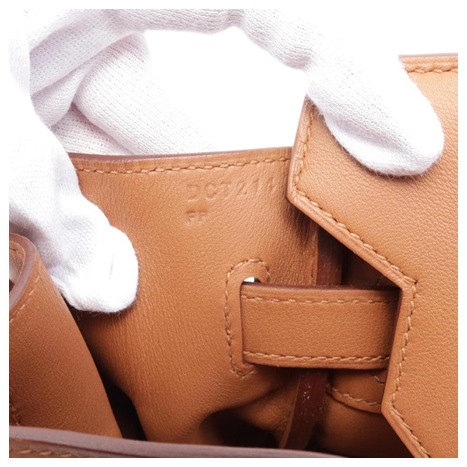 Hermès Brun Swift et Epsom Birkin Tressage Retourne 30 Cuir Veau