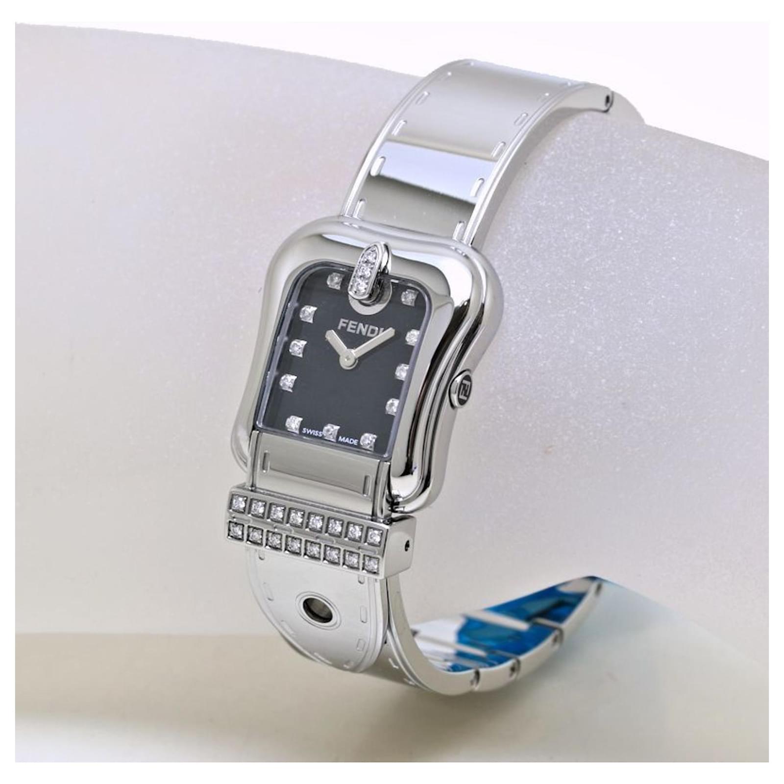 Fendi B-Fendi 3800L Diamond Stainless Steel Ladies Watch ref