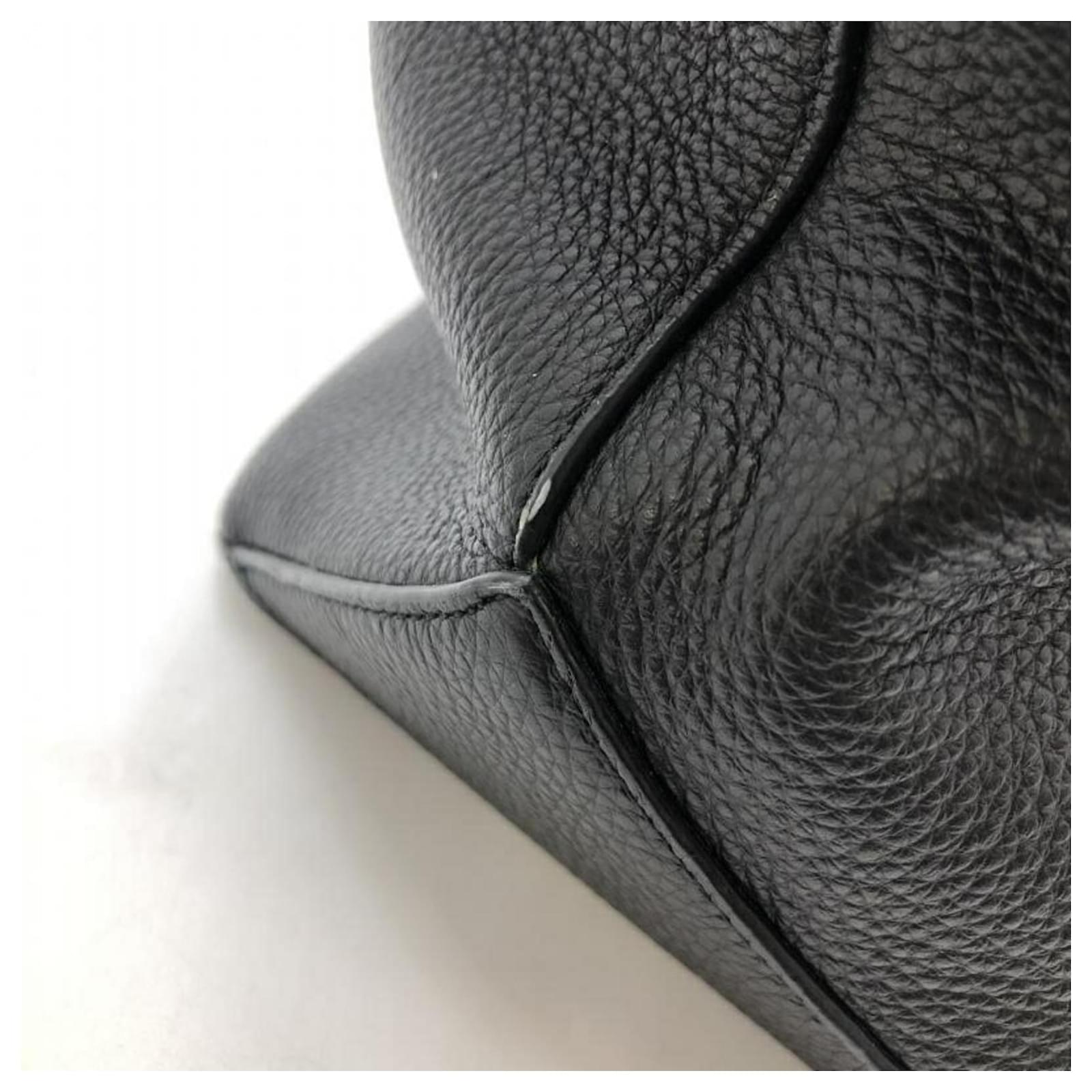Bally Crimey.O Bovine Grained Leather Tote Bag Black ref