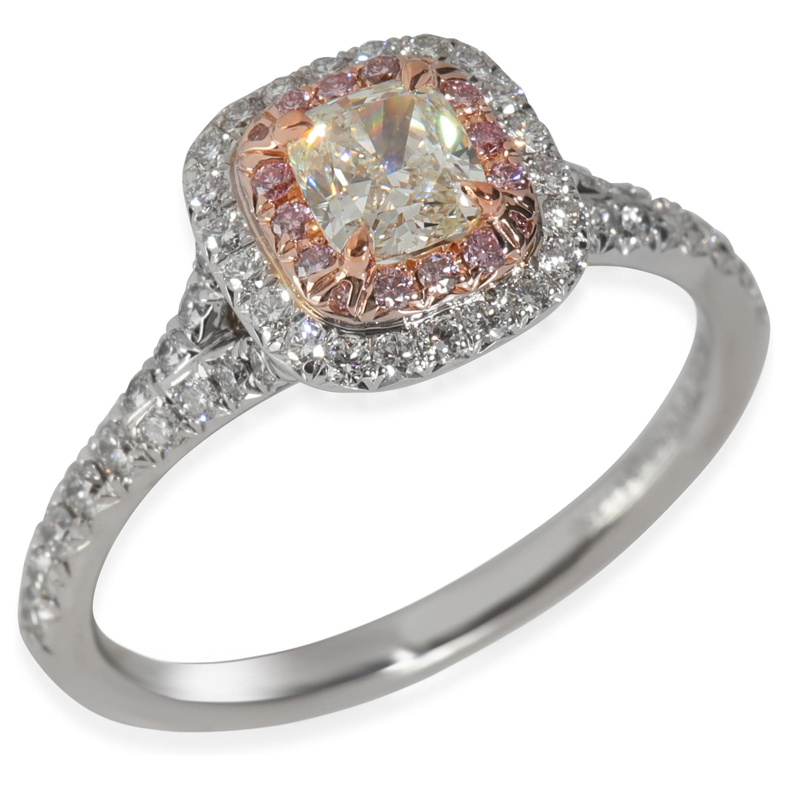 Tiffany ct Cushion Modified Diamond Soleste Engagement