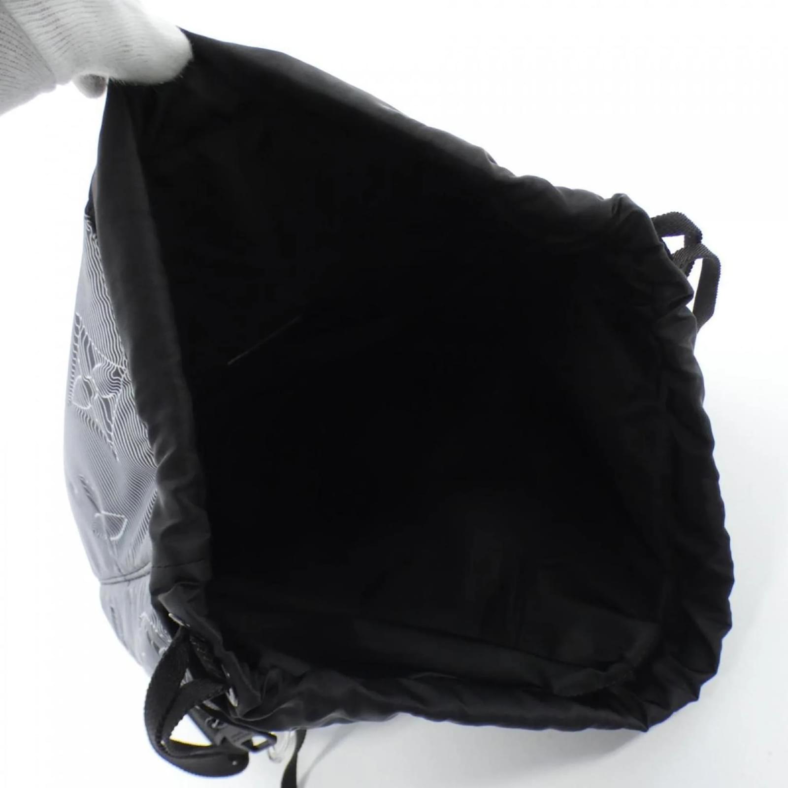 Louis Vuitton 2054 Drawstring Backpack Black Grey Cloth  ref.1991159
