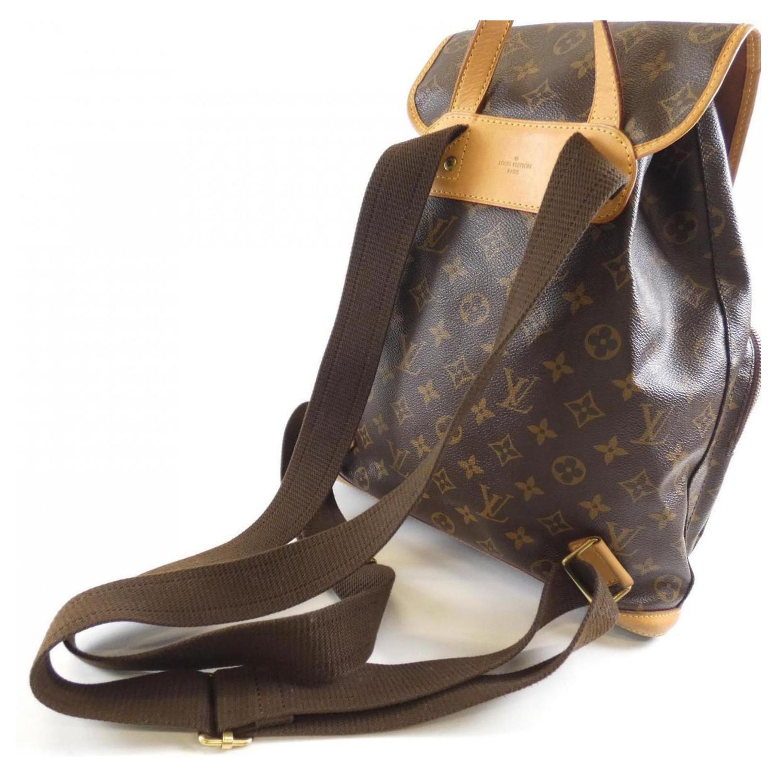LOUIS VUITTON Monogram Sac ad Bosphore Brown M40107 backpack 800000136644000 Louis Vuitton M40107 Sac A Dos Bosphore Backpack (FL2058  main image 2