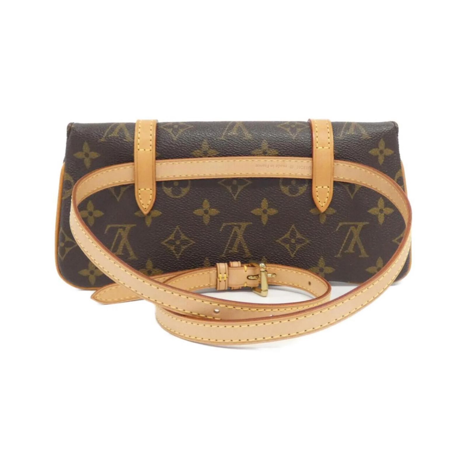 Louis Vuitton Monogram Pochette Marel M51159 Waist Bag Brown 