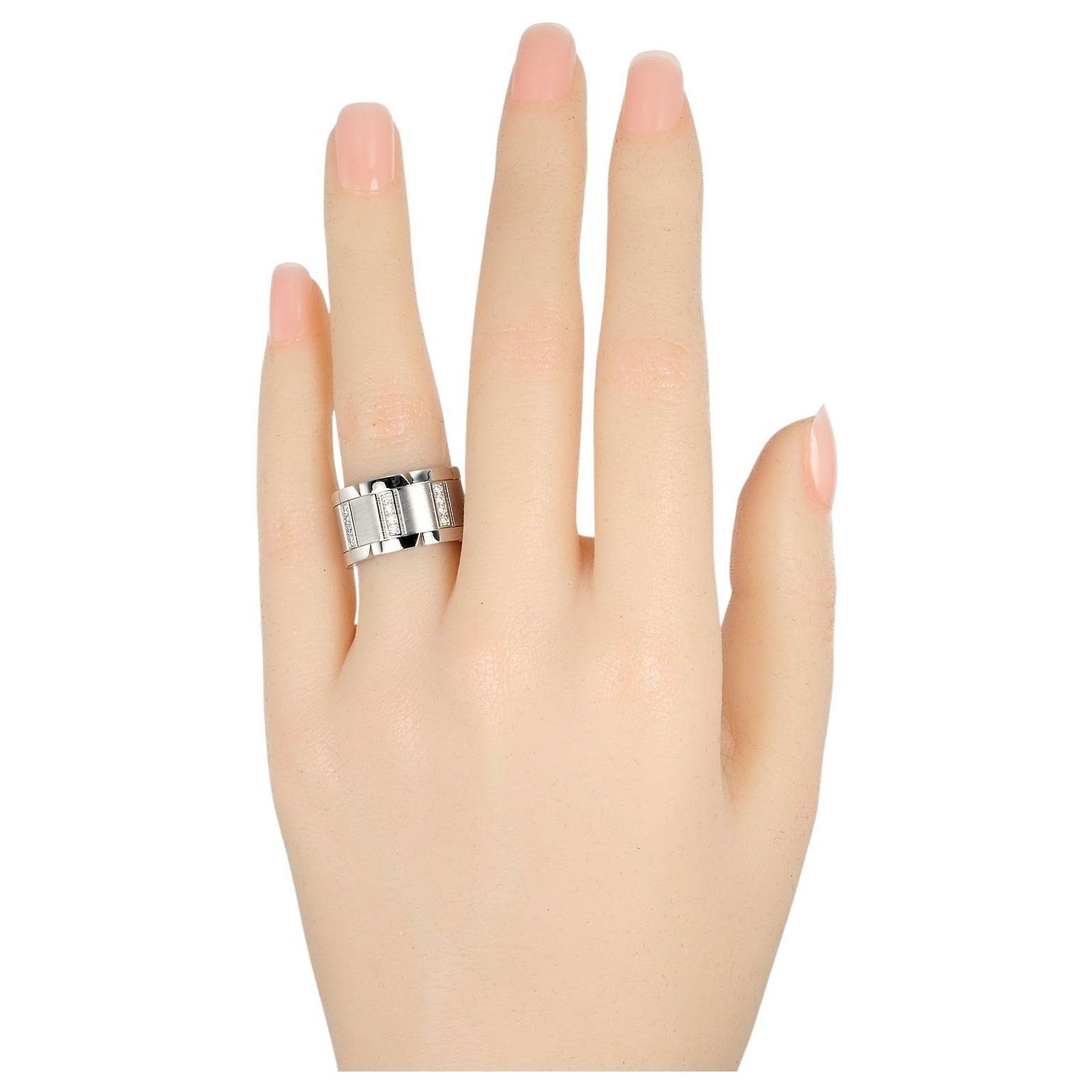 Cartier Tank Française Silvery White gold ref.2000956 - Joli Closet