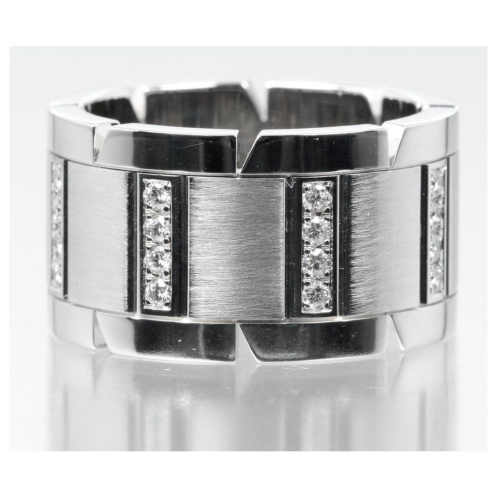 Cartier Tank Française Silvery White gold ref.2000956 - Joli Closet