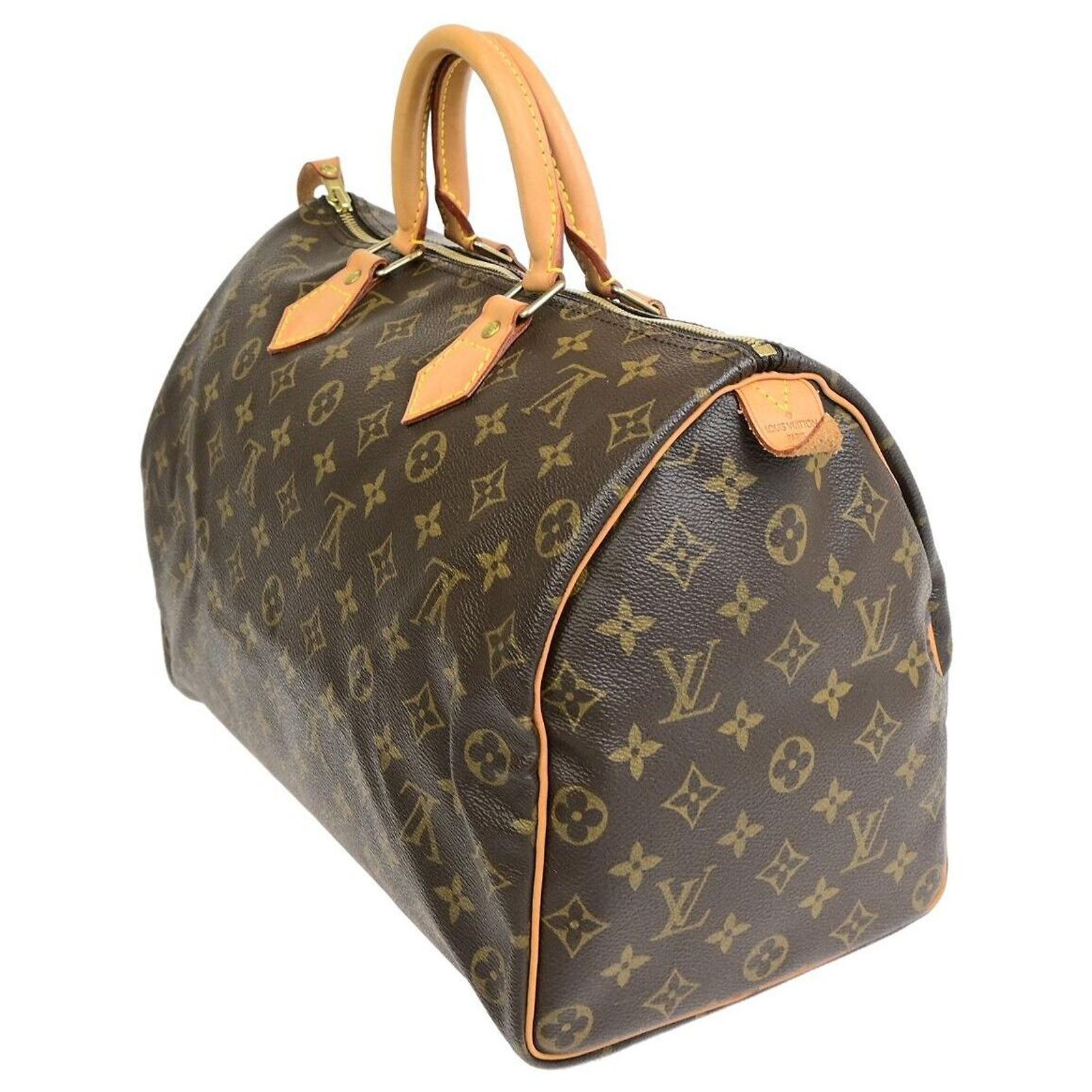 Louis Vuitton Speedy 35 Brown Cloth ref.2006487 - Joli Closet