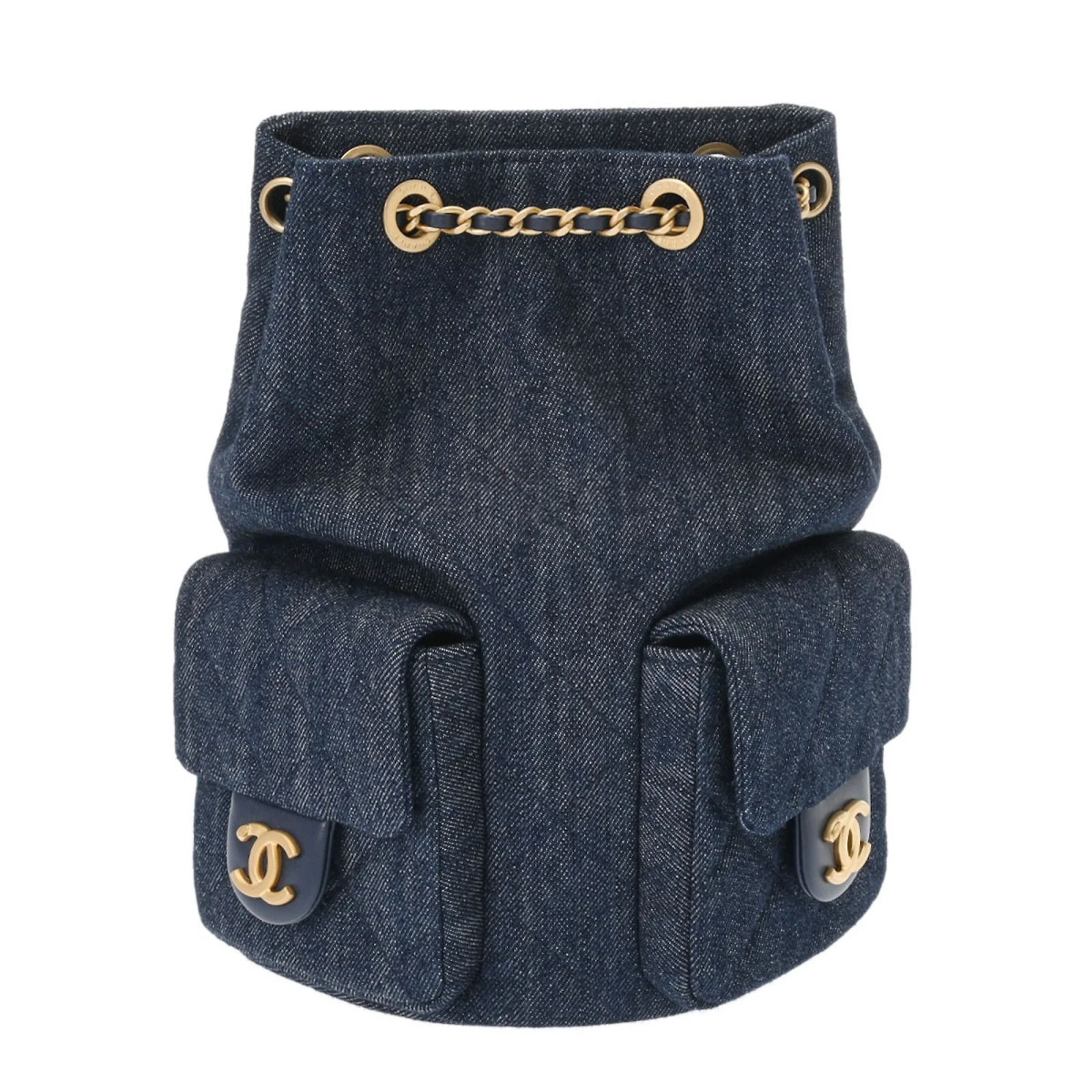 Chanel Matelasse Navy Women