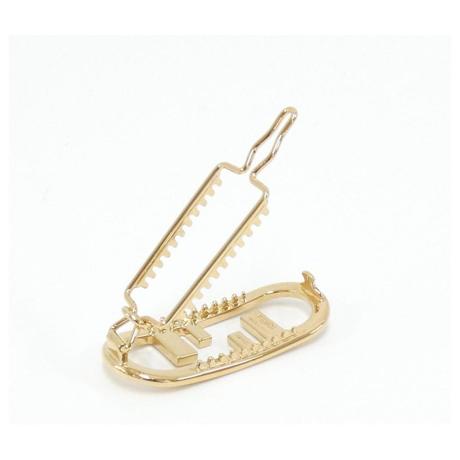 Fendi 8AH325 B08 Hair Clip Golden ref.2010905 - Joli Closet display picture 2
