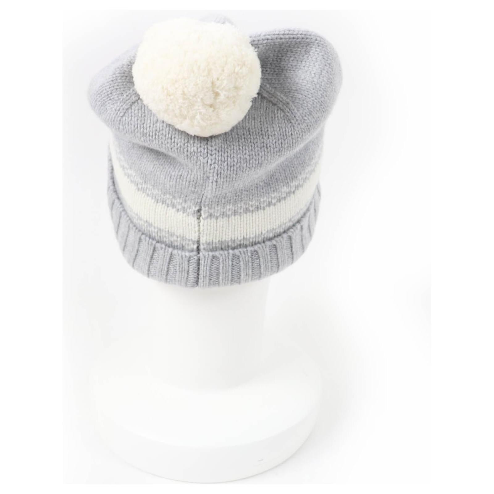 Christian Dior Chapeau en tricot en laine et cachemire Dior avec