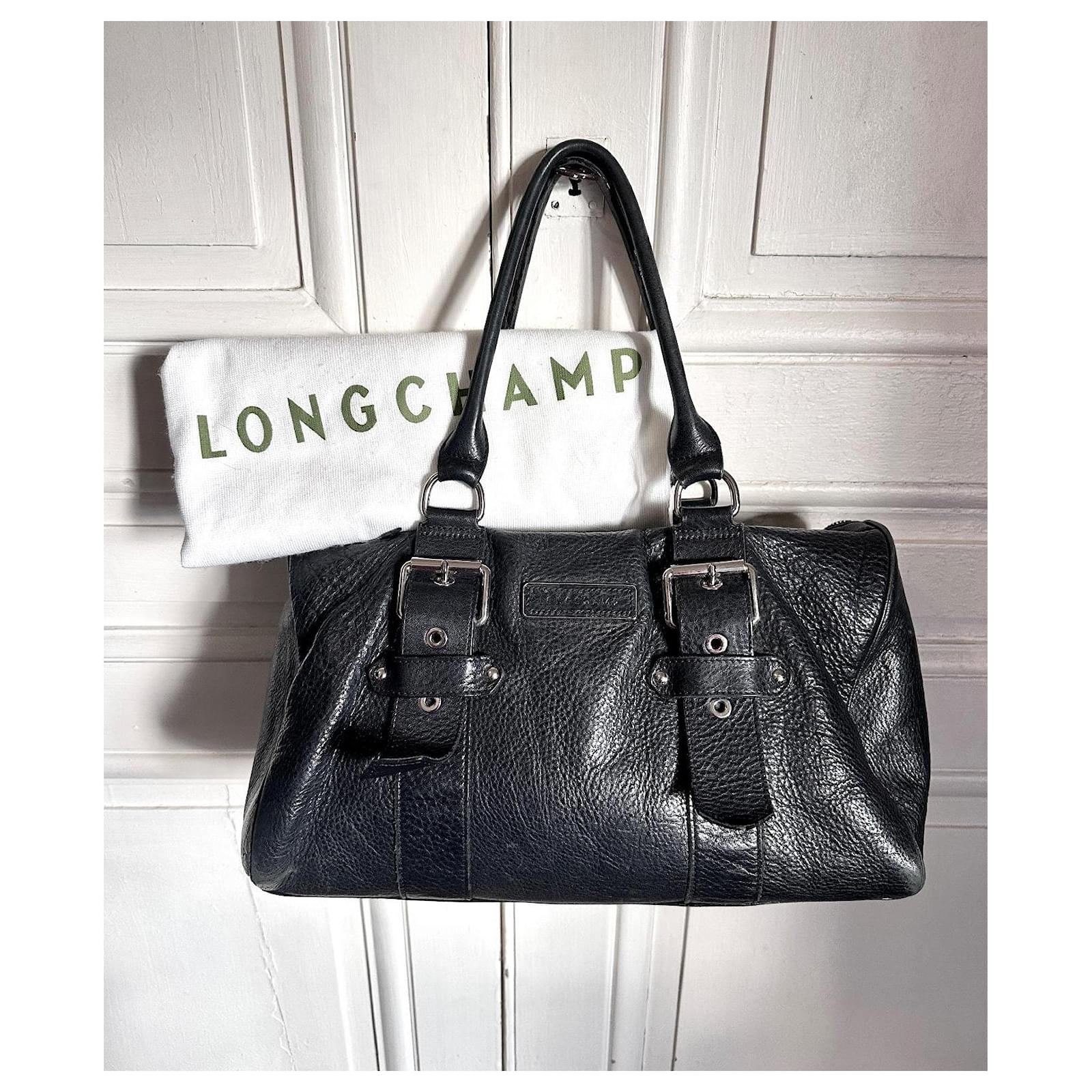 Gloucester Longchamp model by Kate Moss in leather made in France