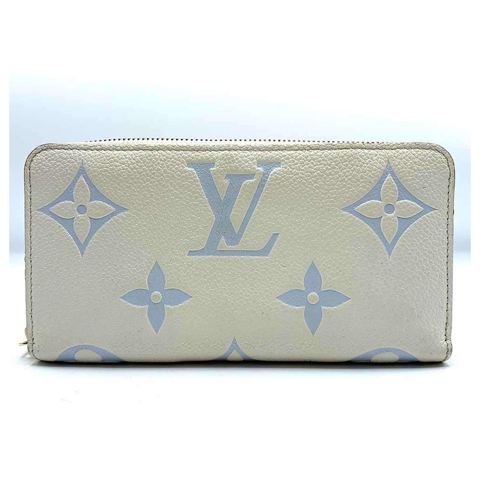 Louis Vuitton Zippy Wallet Monogram Bicolor Empreinte Cloth  ref.2022512