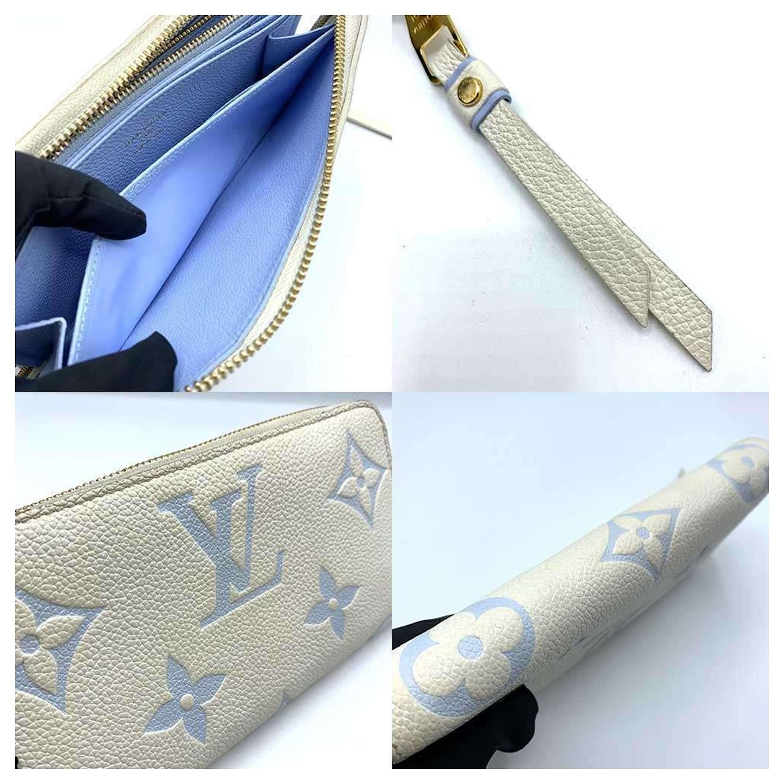Louis Vuitton Zippy Wallet Monogram Bicolor Empreinte Cloth  ref.2022512