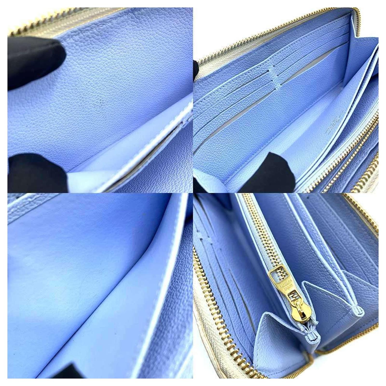 Louis Vuitton Zippy Wallet Monogram Bicolor Empreinte Cloth  ref.2022512