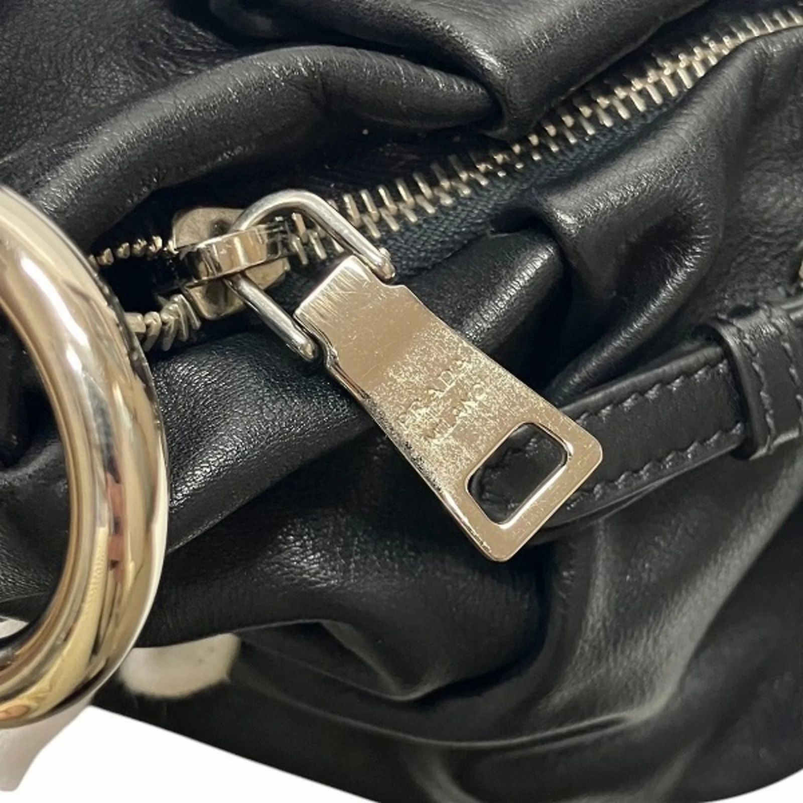 Prada BR3795 Black Leather Shoulder Bag ref.JC2029615 (Sold 
