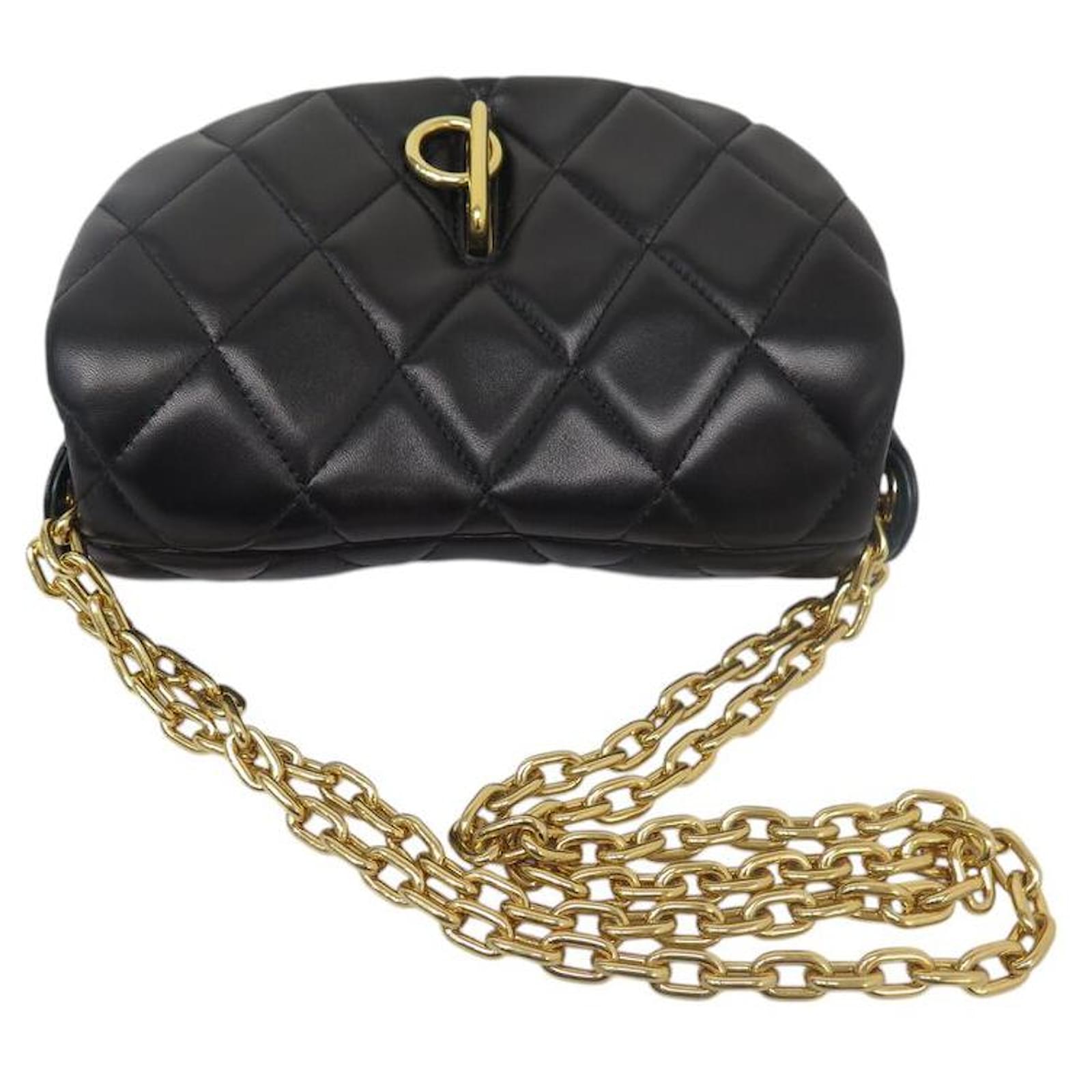NINE BURBERRY ROCKING HORSE HANDBAG 8104628 QUILTED LEATHER
