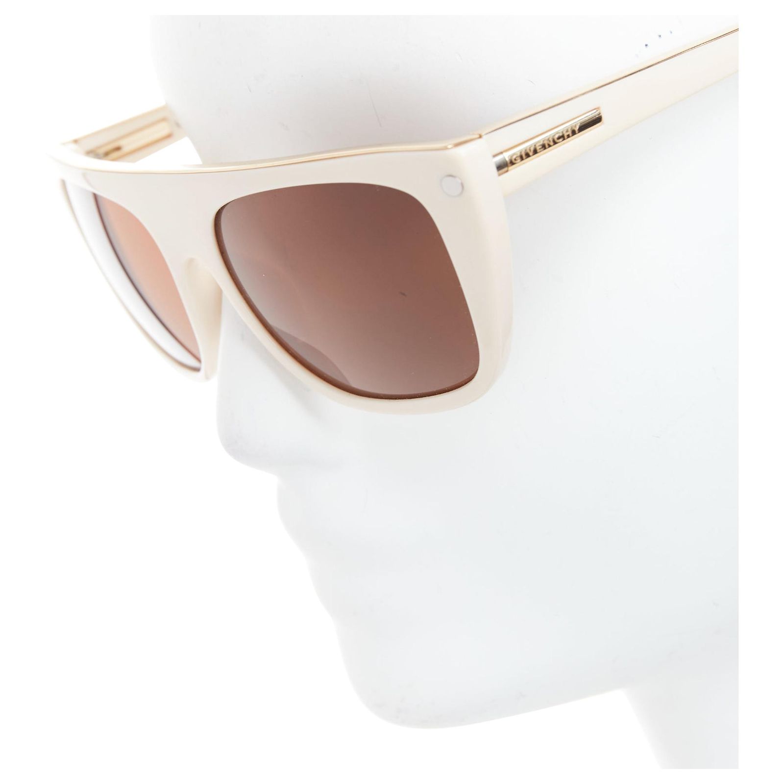 Givenchy SGV883 acetate gold top logo sunglasses Golden  display picture 1