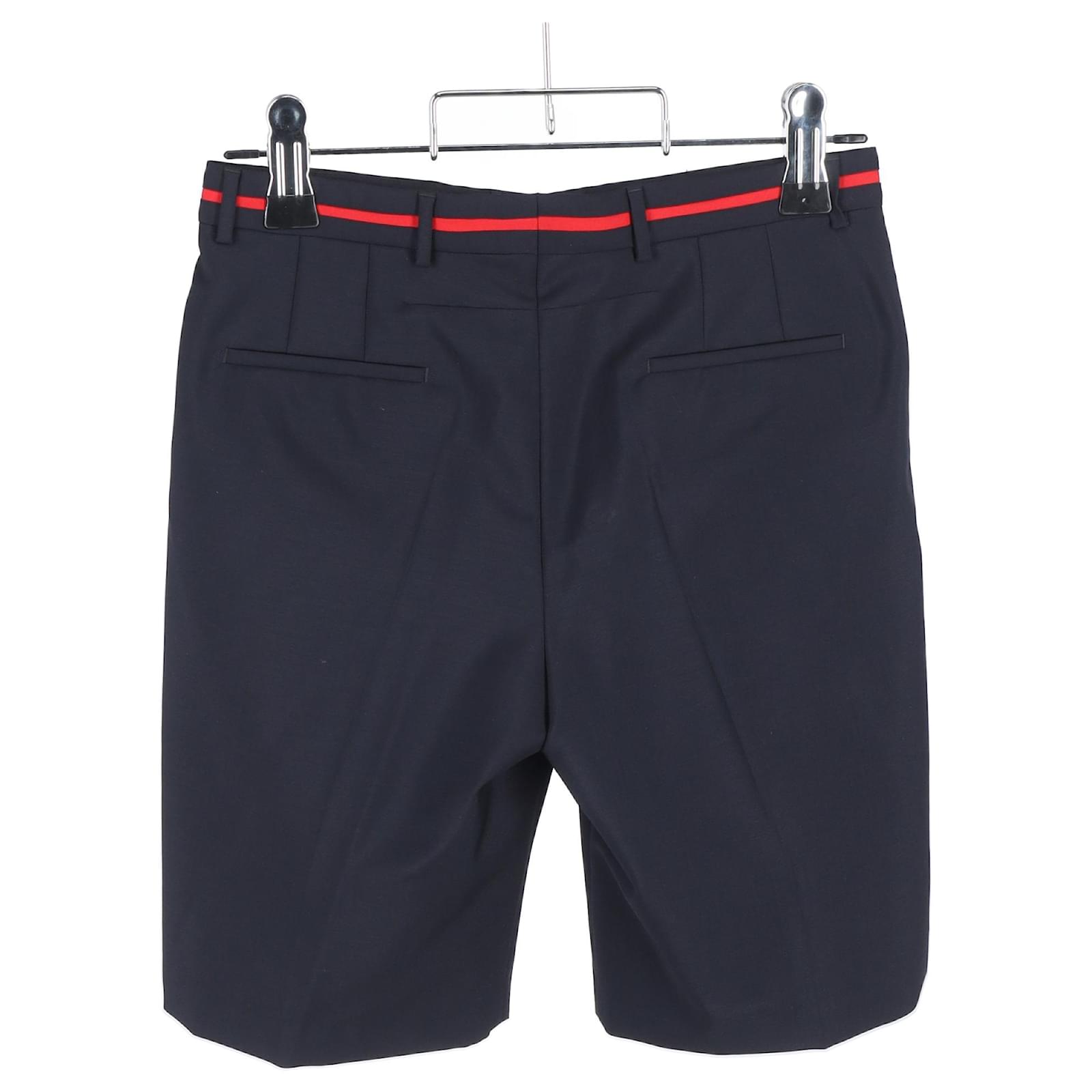 ショートパンツ GIVENCHY Navy Blue Wool Shorts Givenchy shorts mens | The Webster