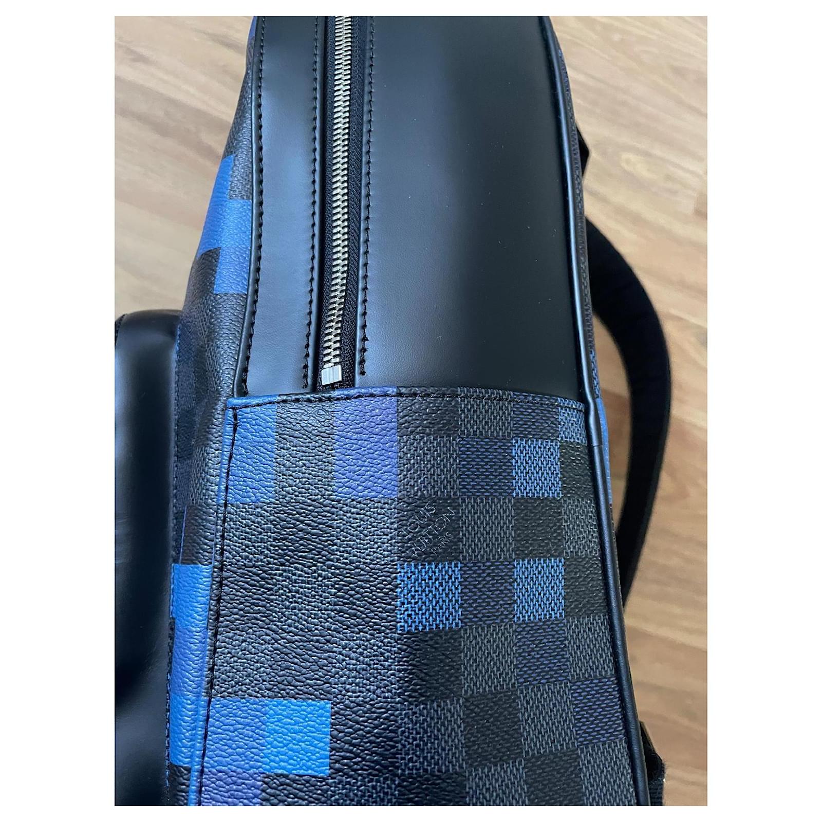 Louis Vuitton Josh Backpack Limited Edition ( Pixel ) blue Leather  ref.2067385