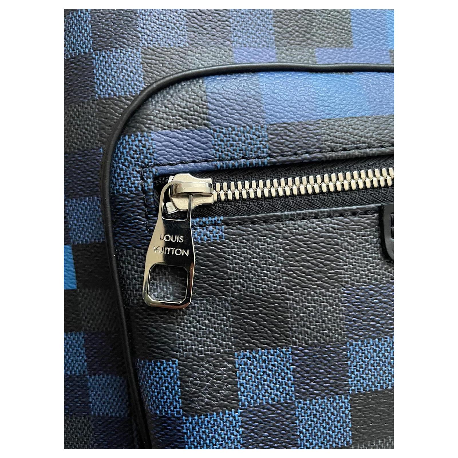 Louis Vuitton Josh Backpack Limited Edition ( Pixel ) blue Leather  ref.2067385