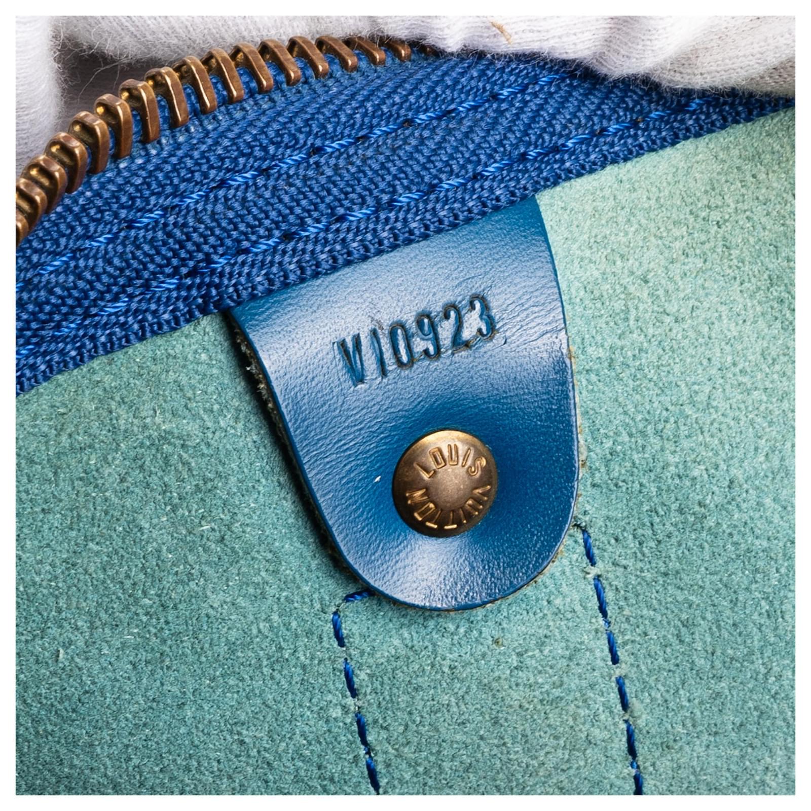LOUIS VUITTON Travel bags T.  Cloth Blue  ref.2079331