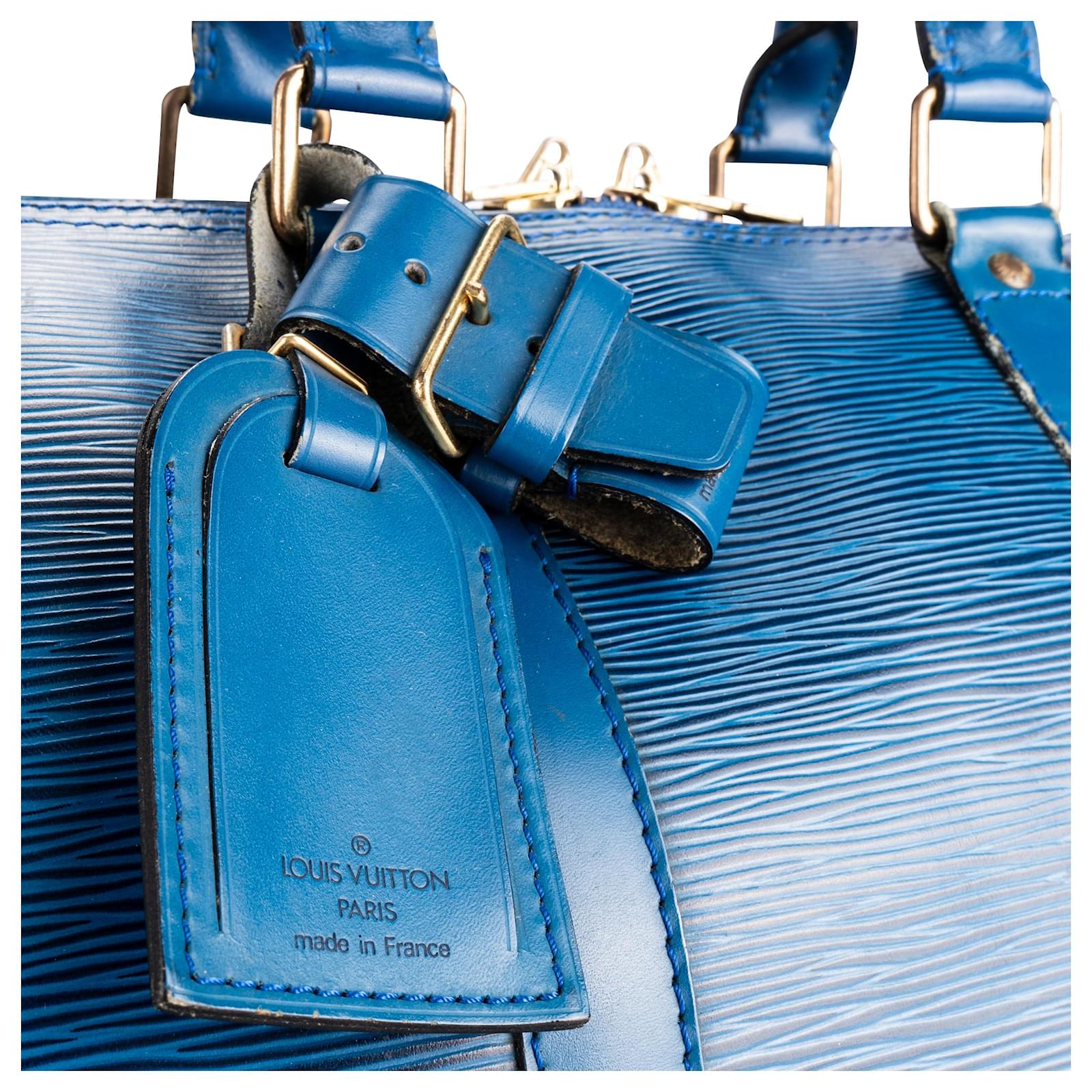 LOUIS VUITTON Travel bags T.  Cloth Blue  ref.2079331