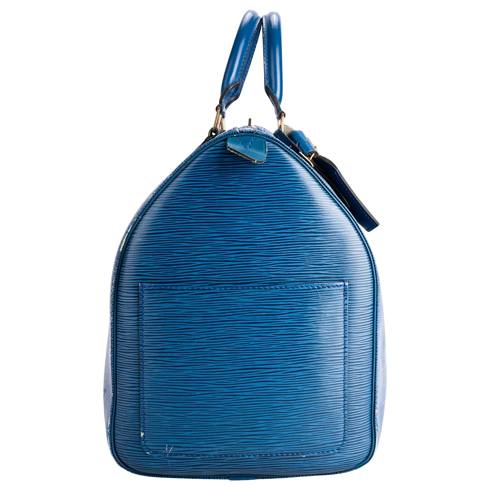 LOUIS VUITTON Travel bags T.  Cloth Blue  ref.2079331