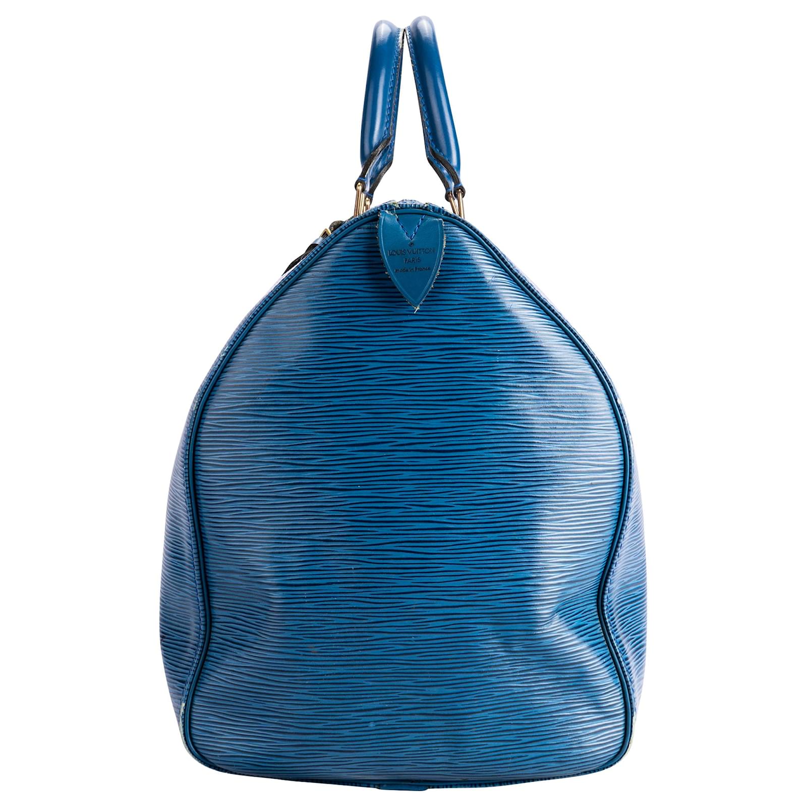 LOUIS VUITTON Travel bags T.  Cloth Blue  ref.2079331