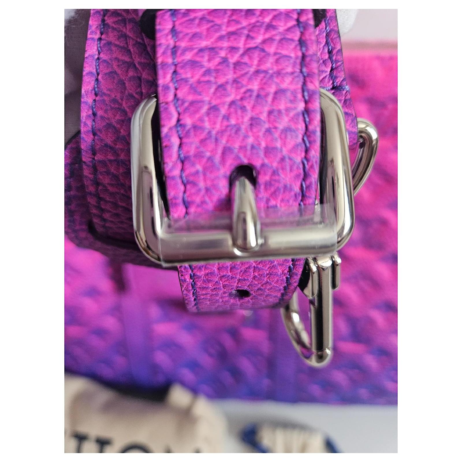 Keepall Louis Vuitton Travel bag Pink Blue Leather  ref.2081348