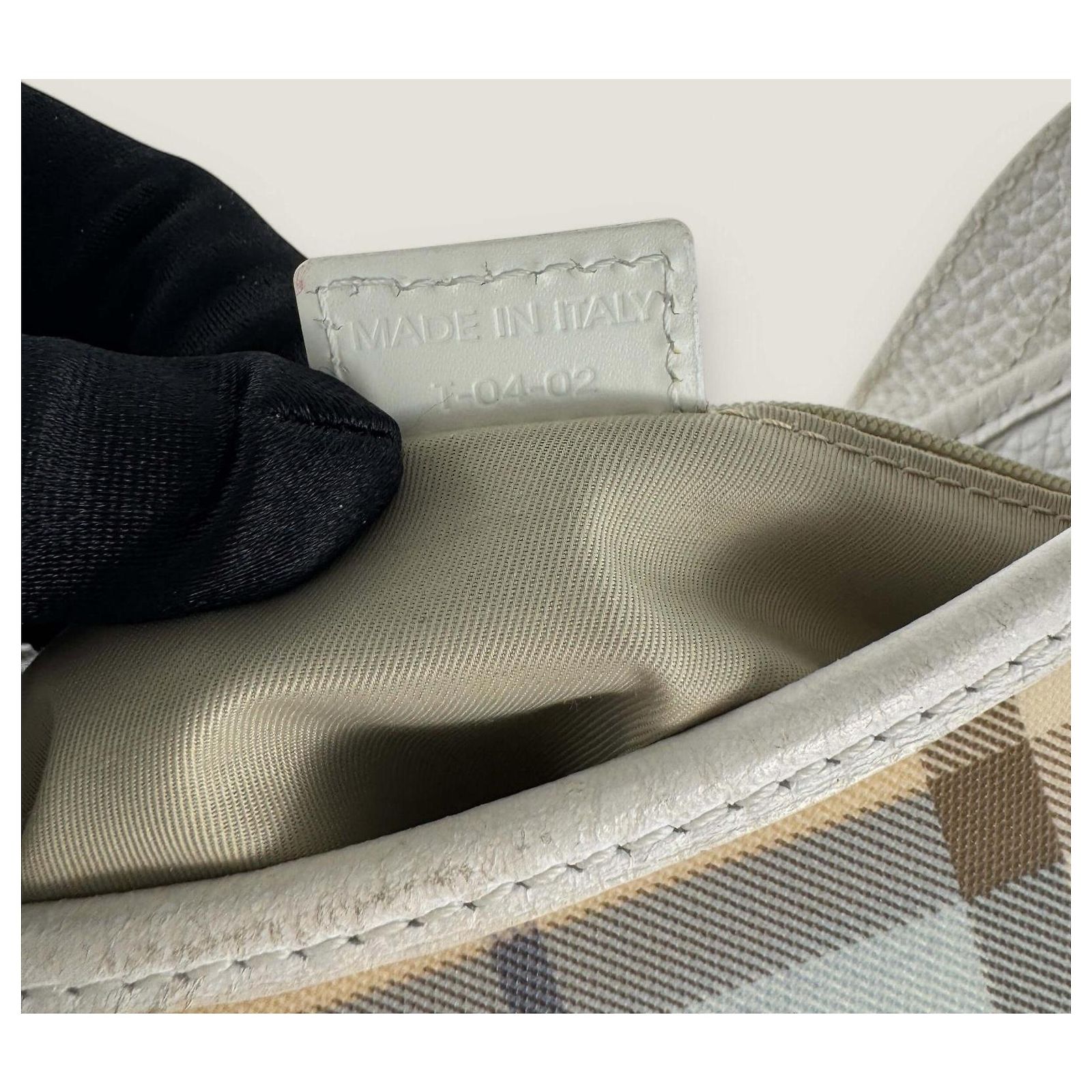 Burberry London Nova Hobo shoulder Bag & wallet blue Check ref 