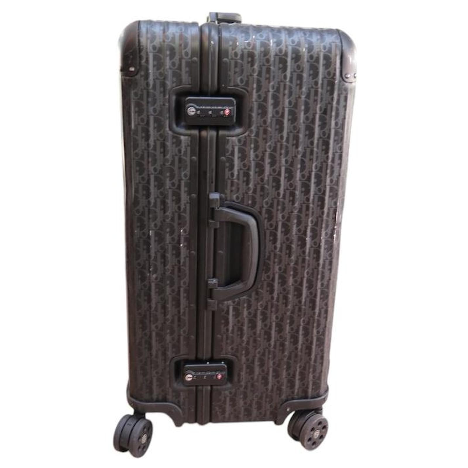 VALISE RIMOWA X CHRISTIAN DIOR TRUNK MONOGRAMME OBLIQUE ALUMINIUM