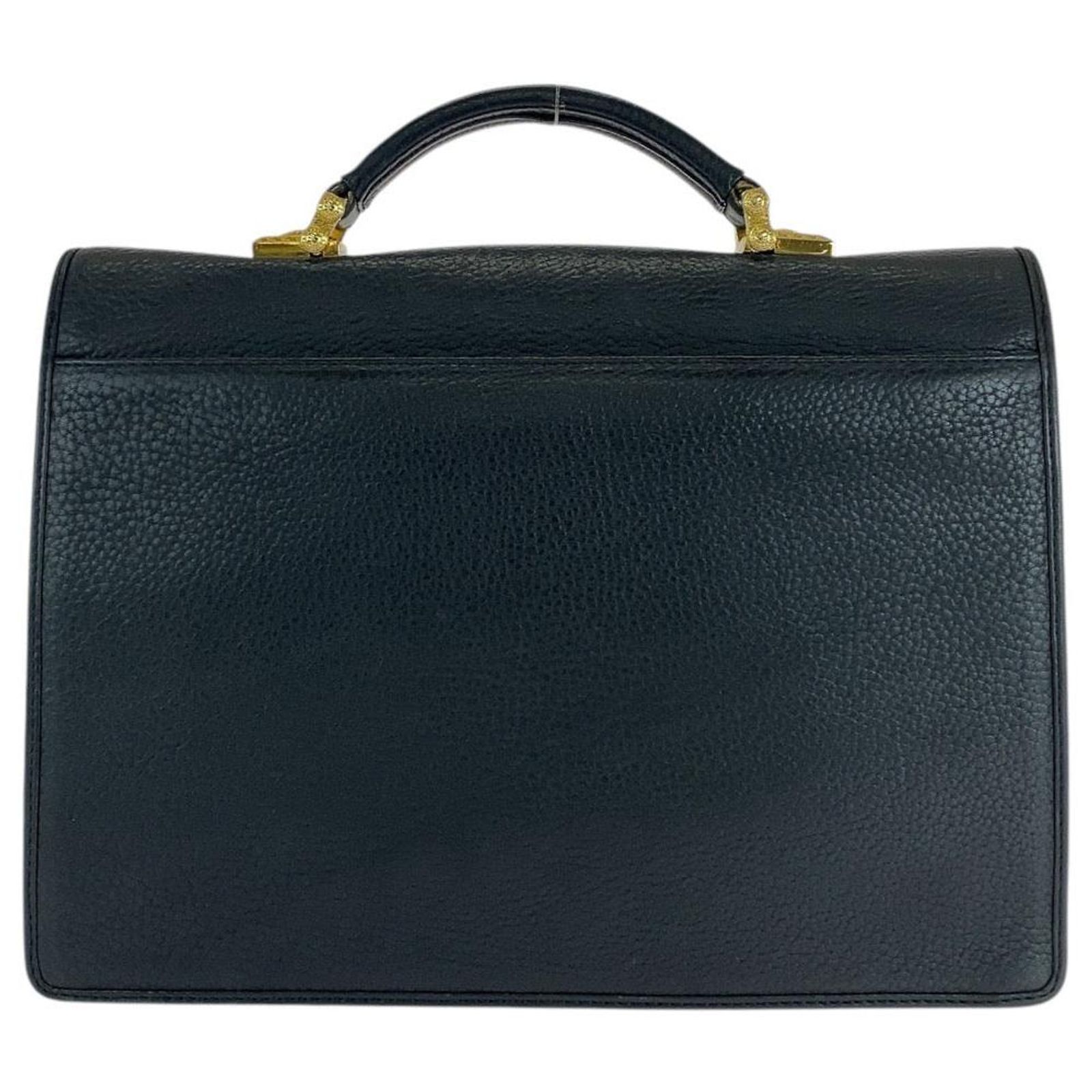 Versace Leather Sunburst Clutch Bag Black ref.JC2085620 (Sold 