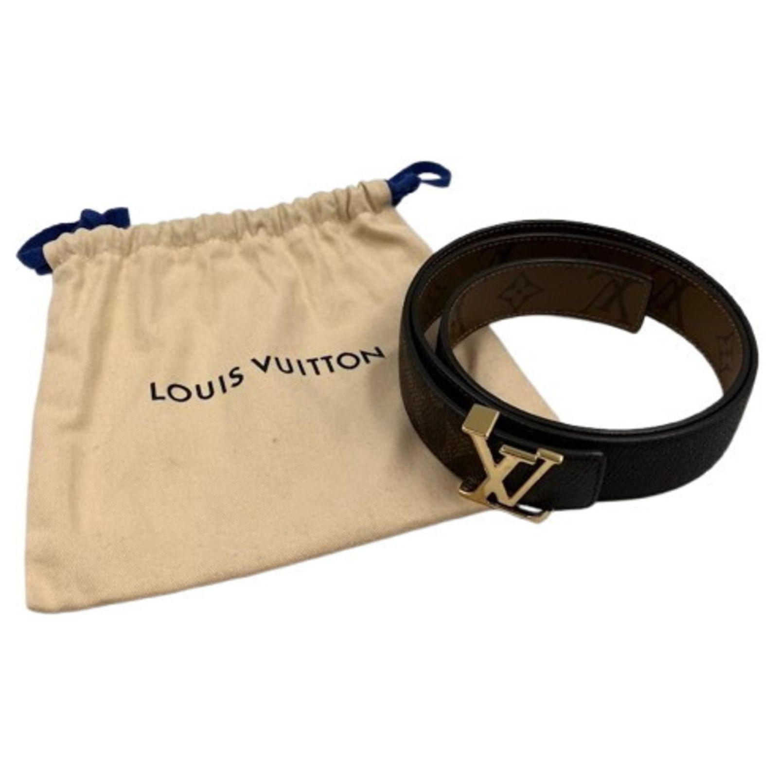 LOUIS VUITTON M0149 Monogram Reverse Santur LV Iconic Accessory Belt Canvas Louis Vuitton Louis Vuitton Monogram Santur Reverso 40MM  main image 3