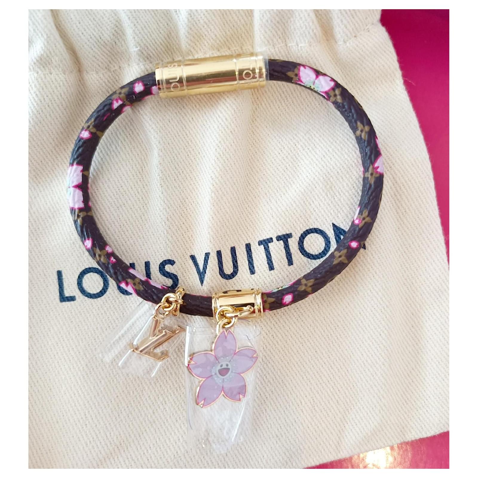 希少コラボ【LOUIS VUITTON x 村上隆】Cerise Bracelet Monogram Louis Vuitton x Takashi Murakami Cherry Bracelet Brown