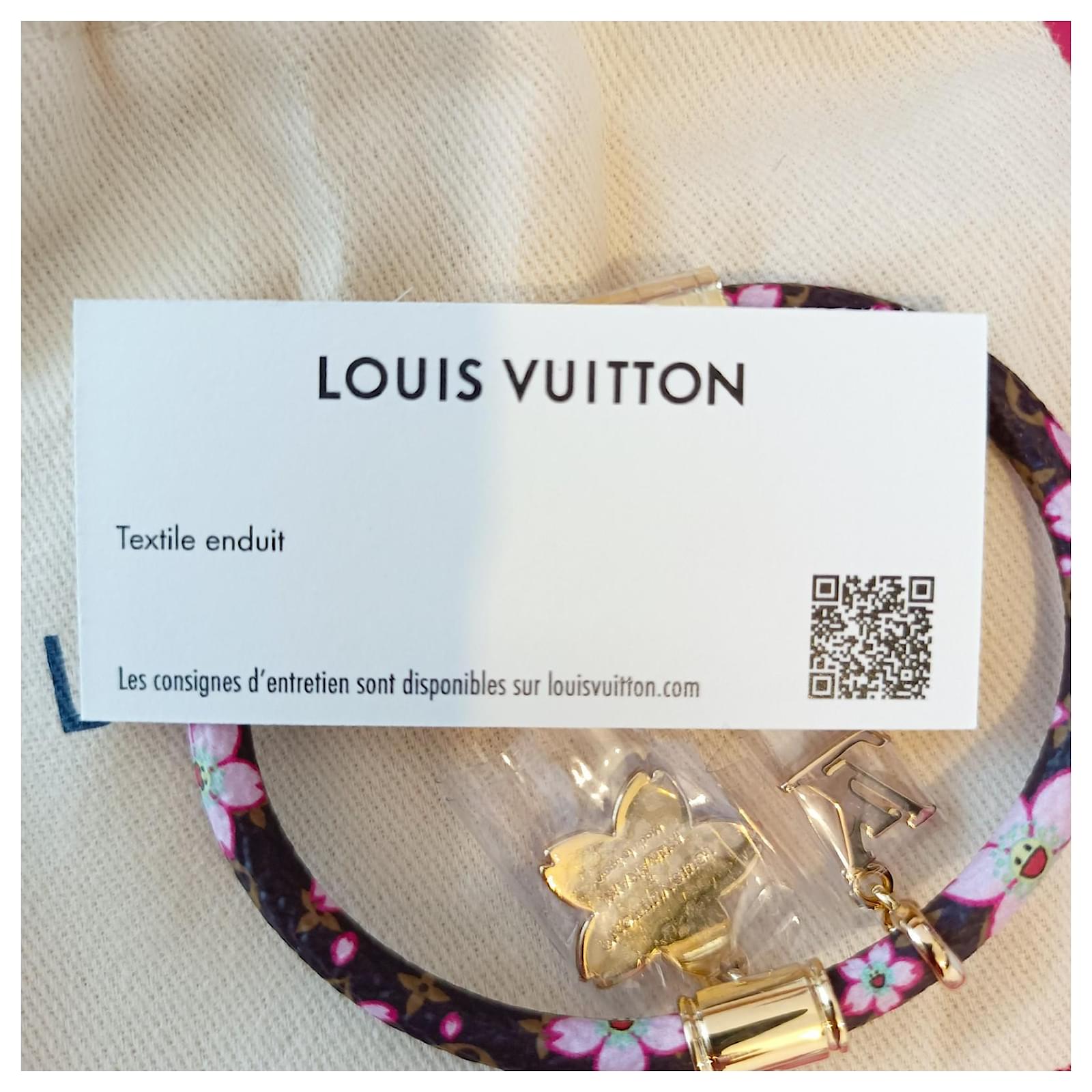 希少コラボ【LOUIS VUITTON x 村上隆】Cerise Bracelet Monogram 1 Biz Day Ship Louis Vuitton x Takashi Murakami Monogram