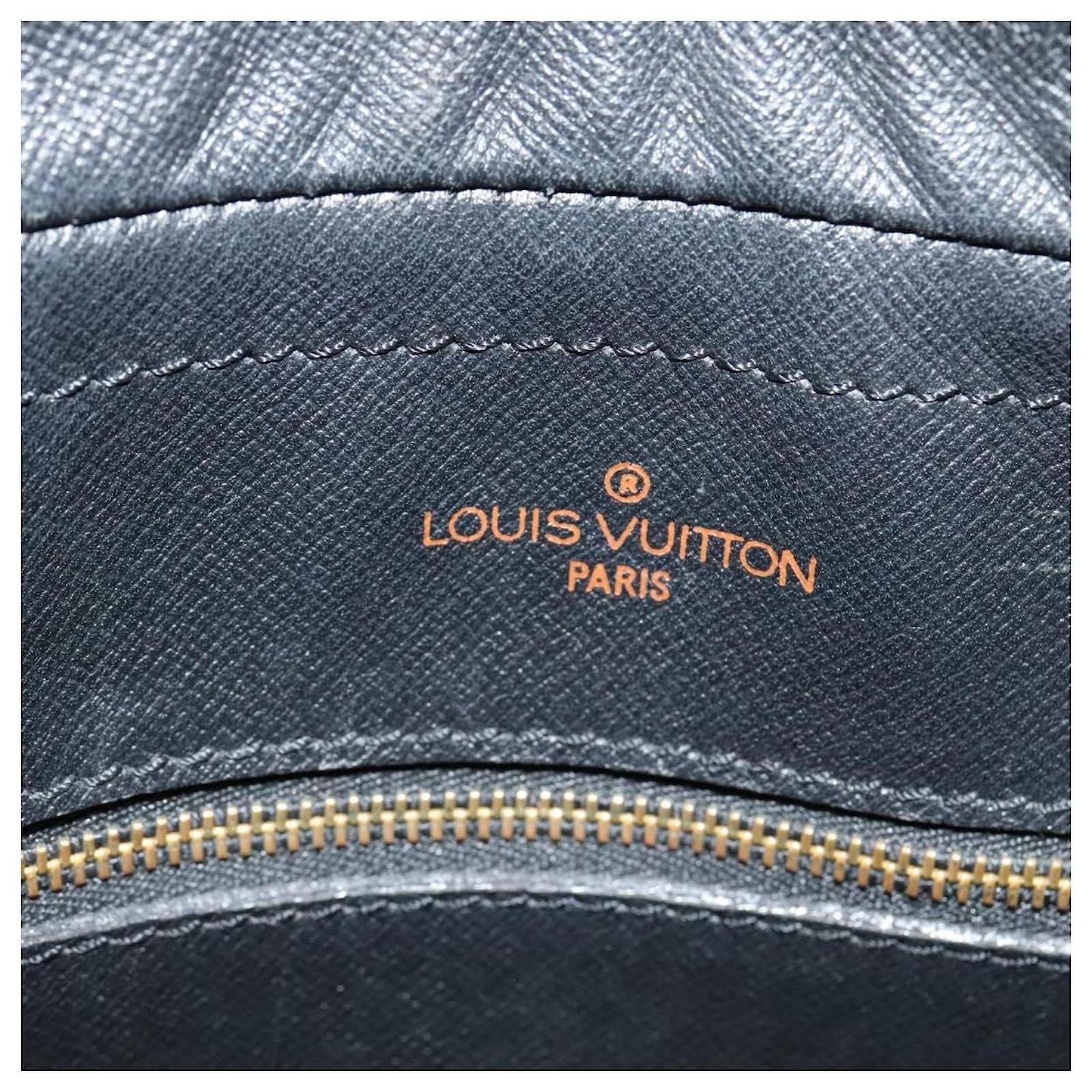 LOUIS VUITTON Epi Porte Documents Voyage Business Bag Blue M54475 Auth KD067 Leather  ref.2097187