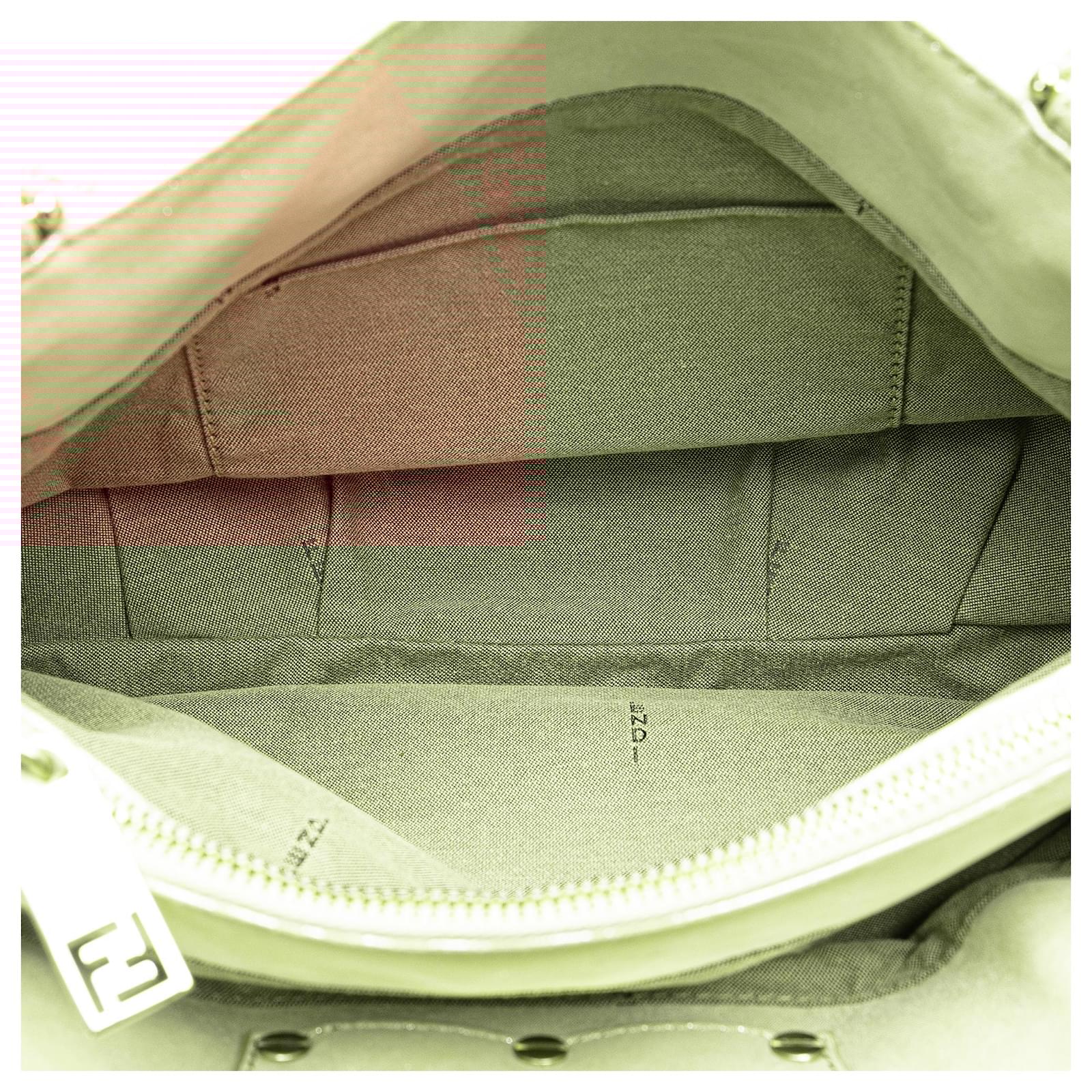 Borsa a tracolla Mia piccola metallica dorata di Fendi D'oro Pelle