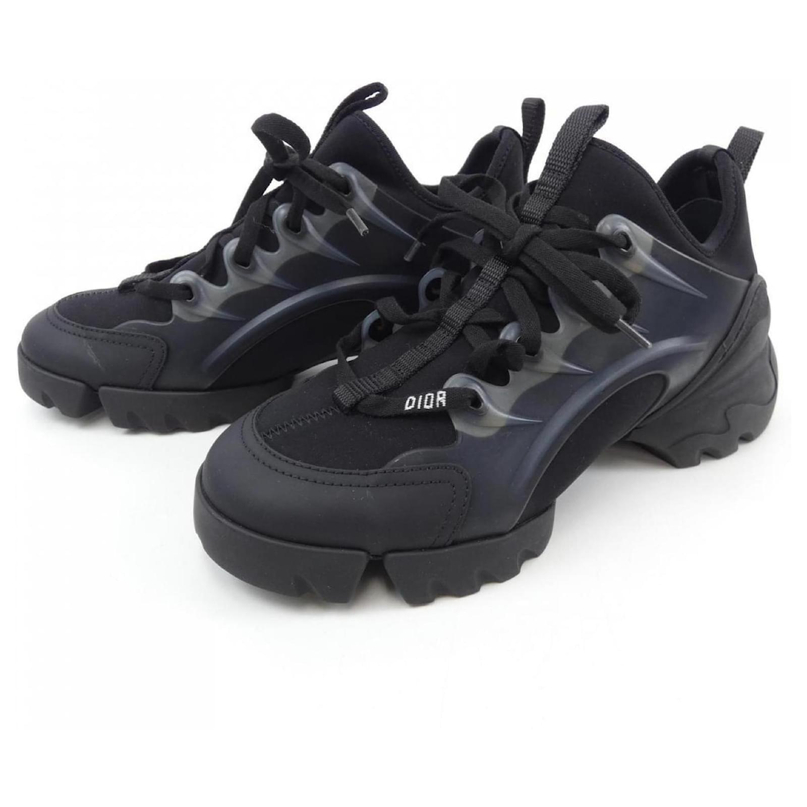 Dior スニーカー ブラック レザー Men's Designer Sneakers | DIOR