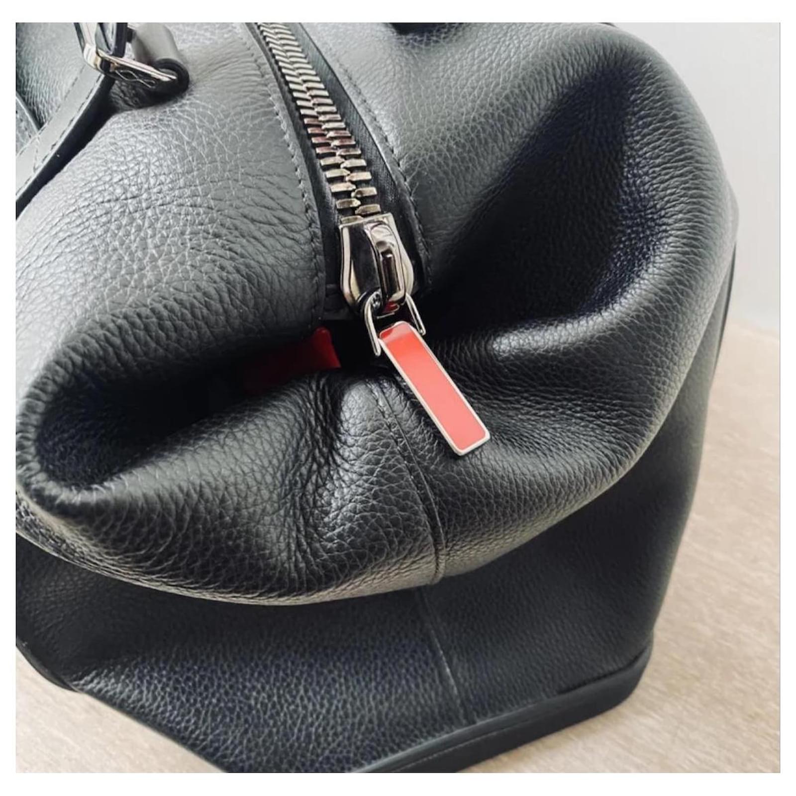 CHRISTIAN LOUBOUTIN BAGDAMON Bag Demon Shoulder Canvas Leather