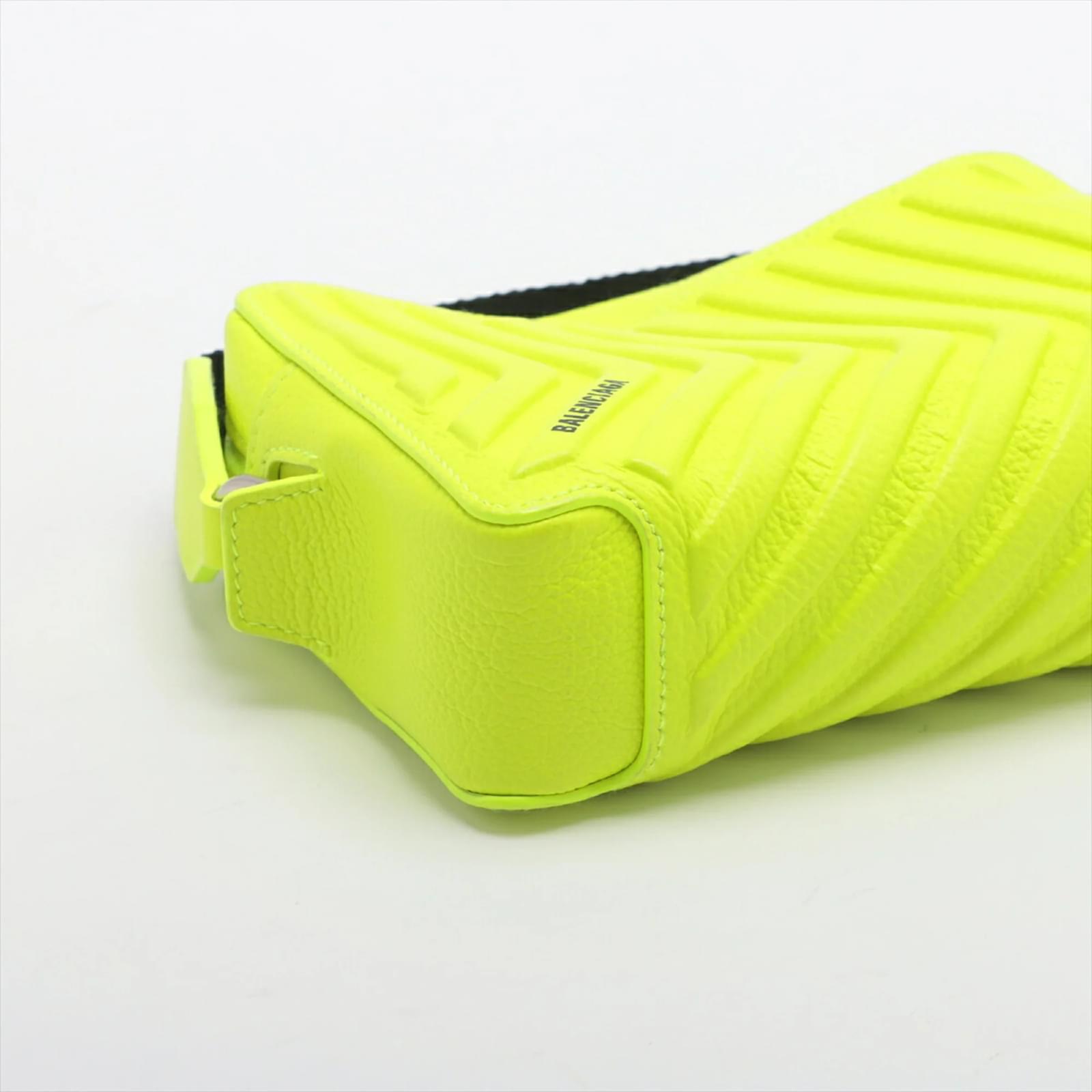 Balenciaga Car Camera Bag Leather Shoulder Yellow ref.2102604