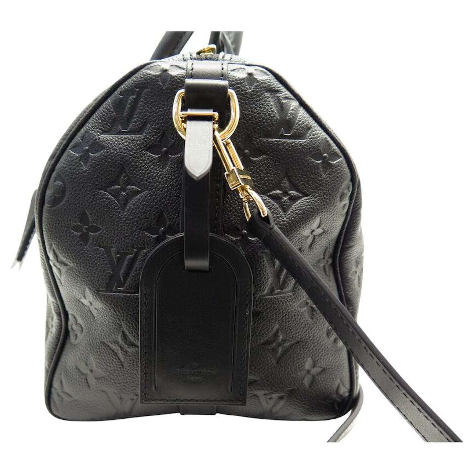 NEW LOUIS VUITTON SPEEDY SOFT 30 M47186 MONOGRAM EMPREINTE BAG