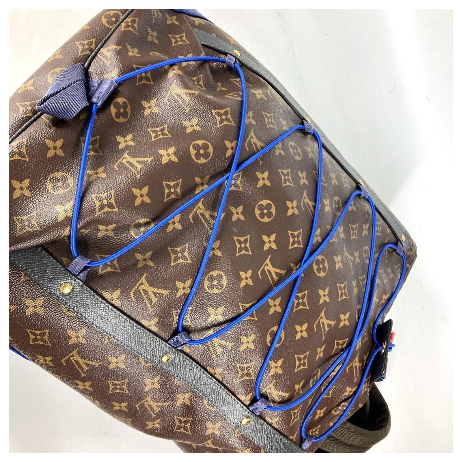 Louis Vuitton Monogram Kim Jones Pacific Backpack Brown Blue 