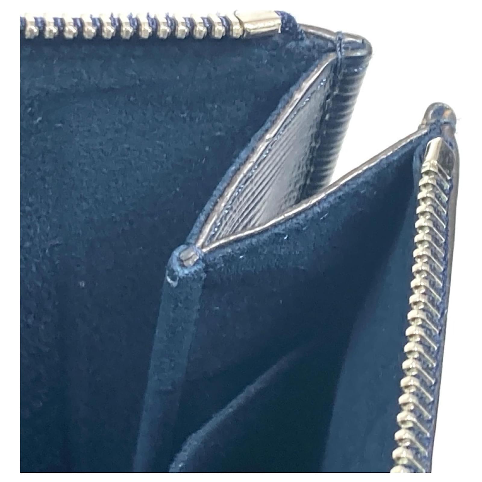 Louis Vuitton Epi Pochette Jour GM Clutch Bag Blue Navy blue Leather  ref.2107765