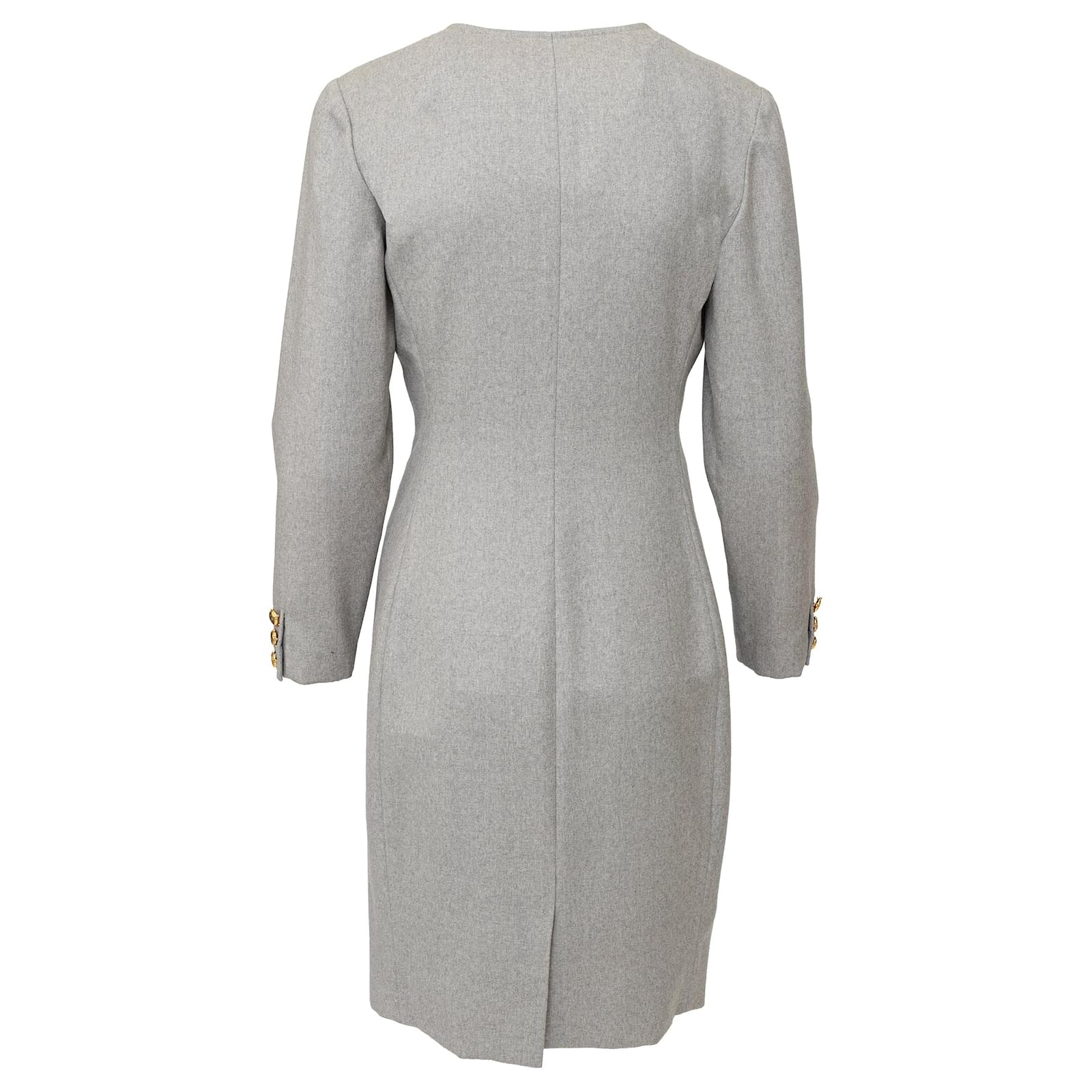 valentino grey dress Valentino One-Shoulder Dress