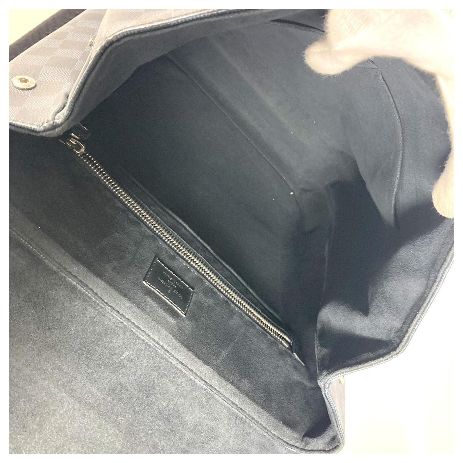 Louis Vuitton Damier Cobalt Newport Backpack Navy blue Cloth  ref.2129746