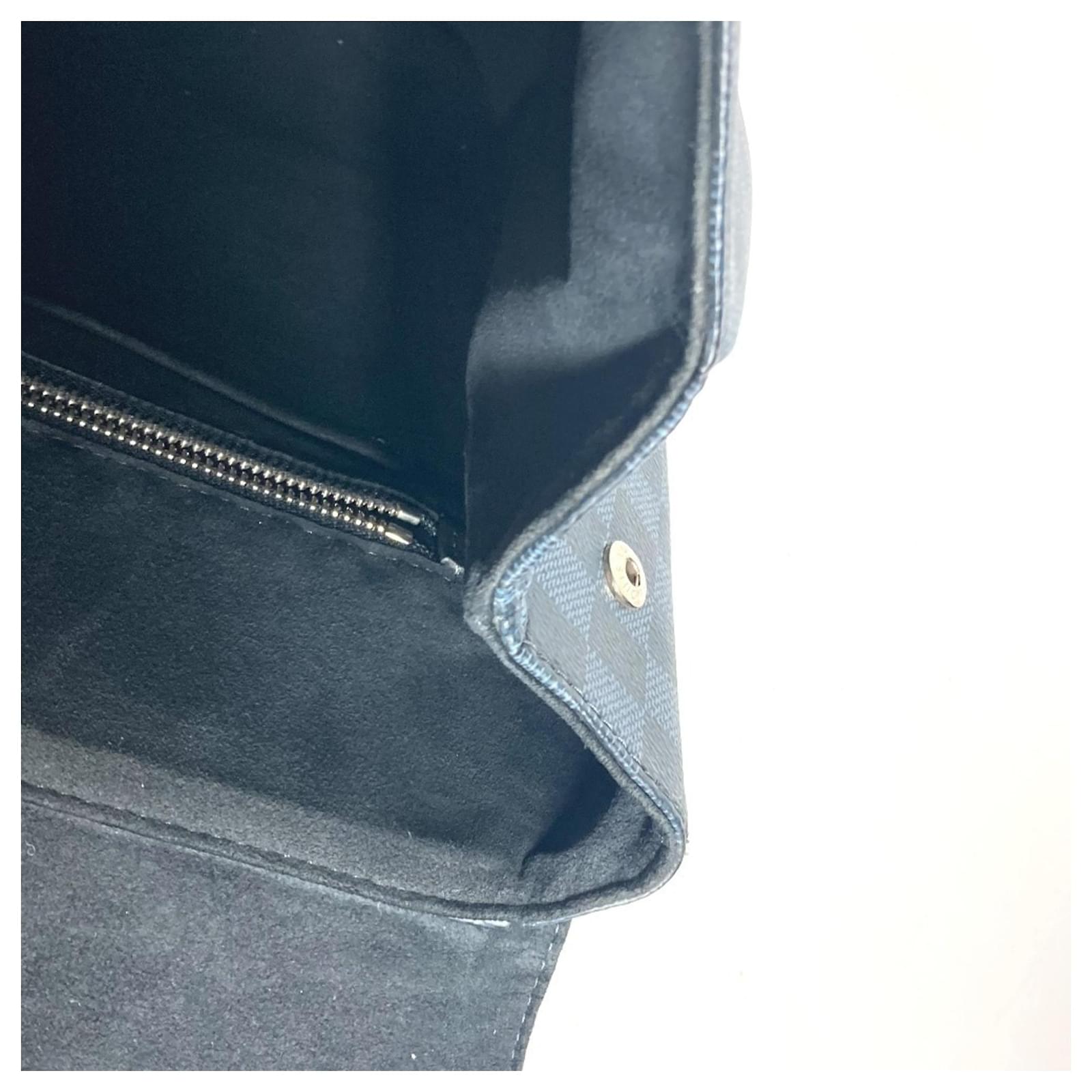 Louis Vuitton Damier Cobalt Newport Backpack Navy blue Cloth  ref.2129746