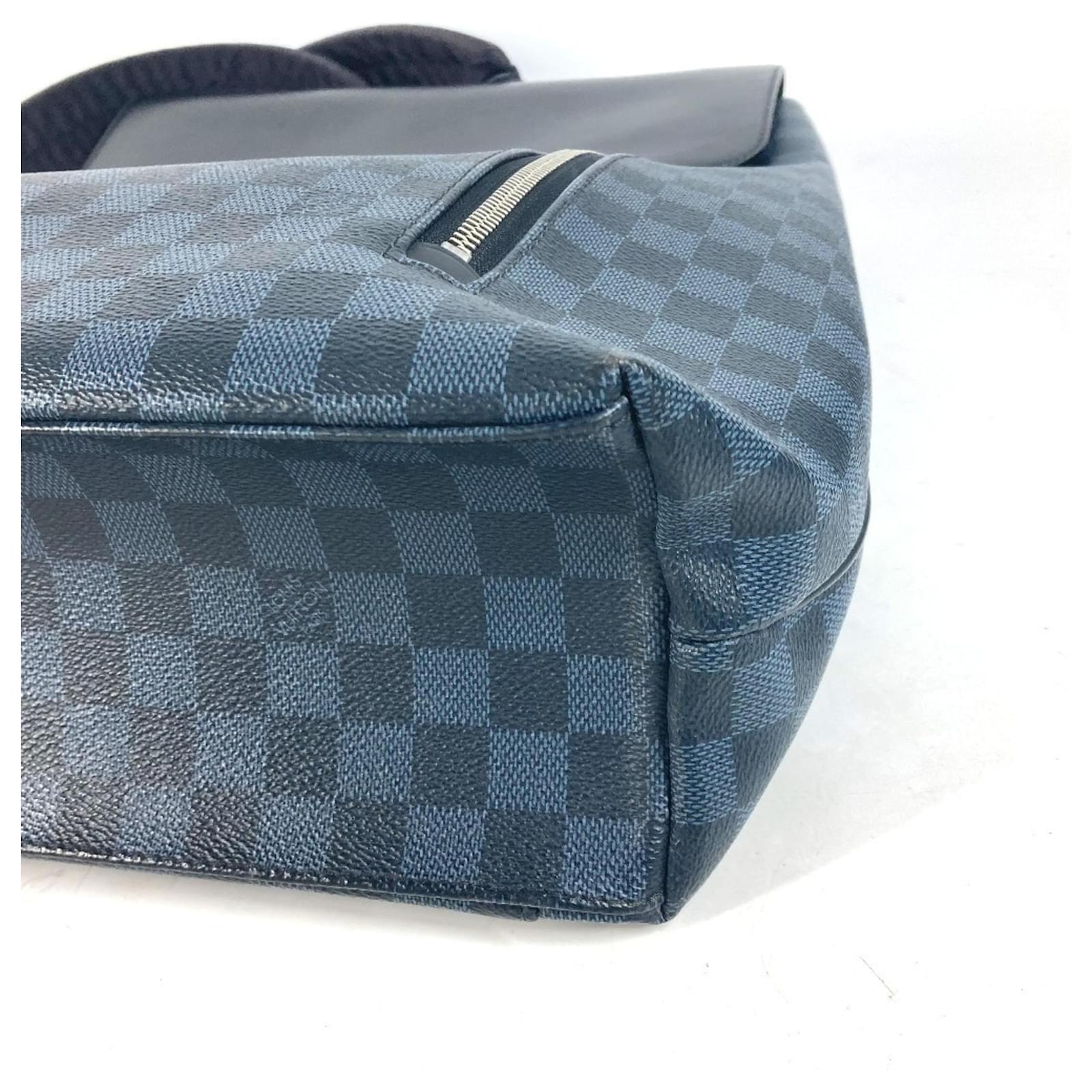 Louis Vuitton Damier Cobalt Newport Backpack Navy blue Cloth  ref.2129746