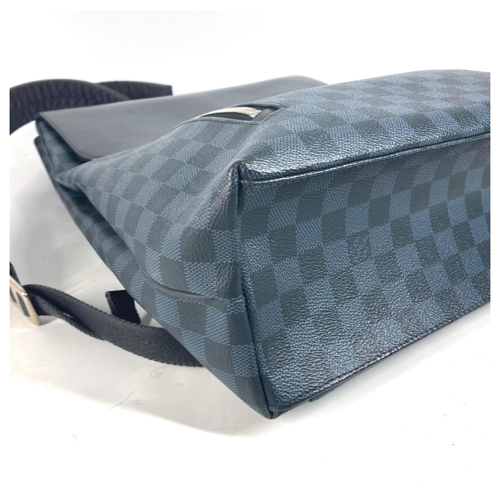 Louis Vuitton Damier Cobalt Newport Backpack Navy blue Cloth  ref.2129746
