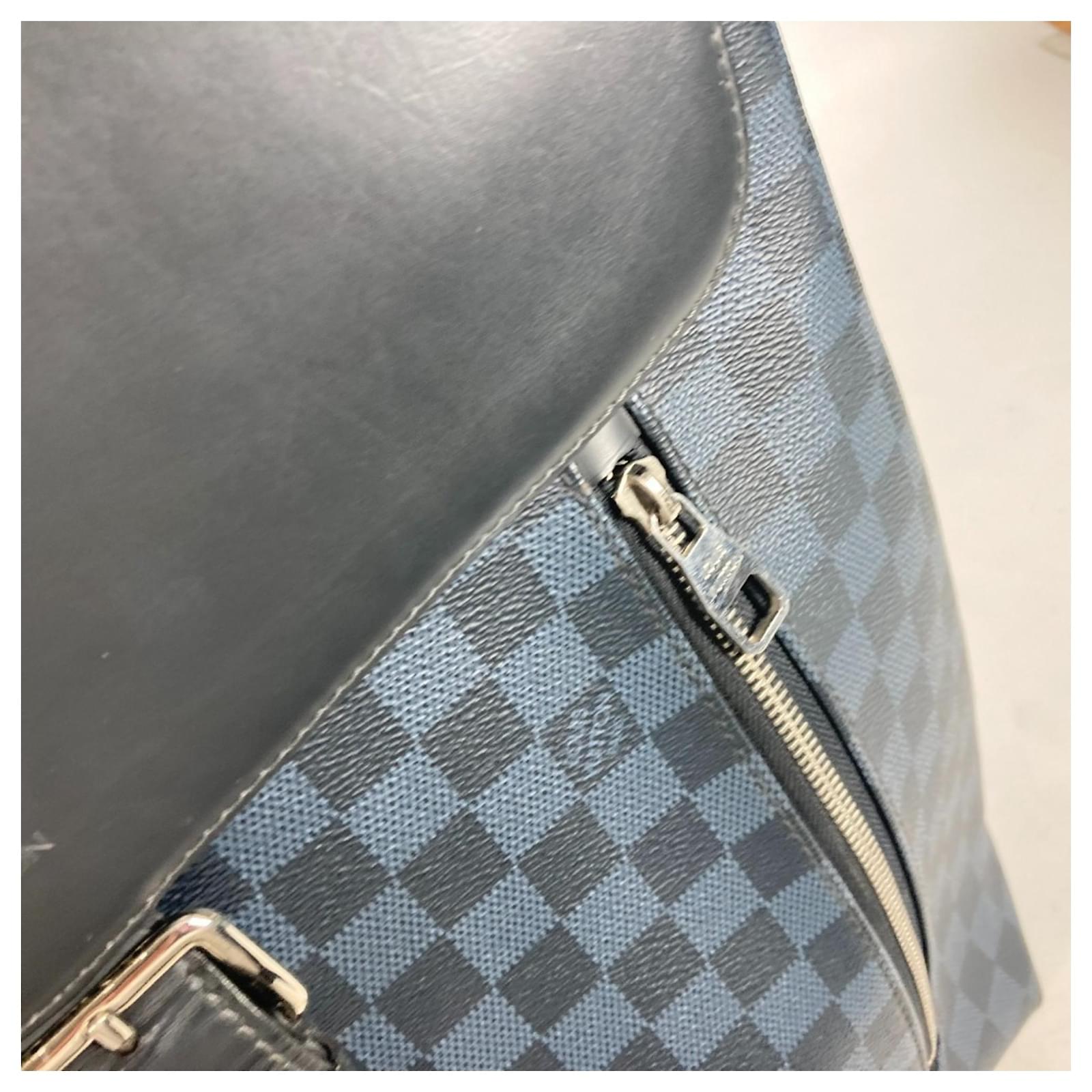 Louis Vuitton Damier Cobalt Newport Backpack Navy blue Cloth  ref.2129746